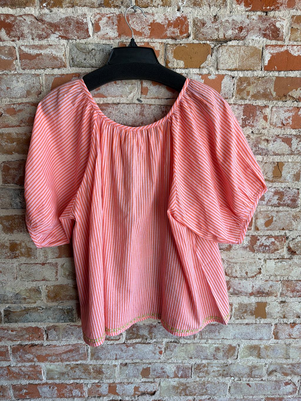 Ivy Jane Stripe Embroidered Top