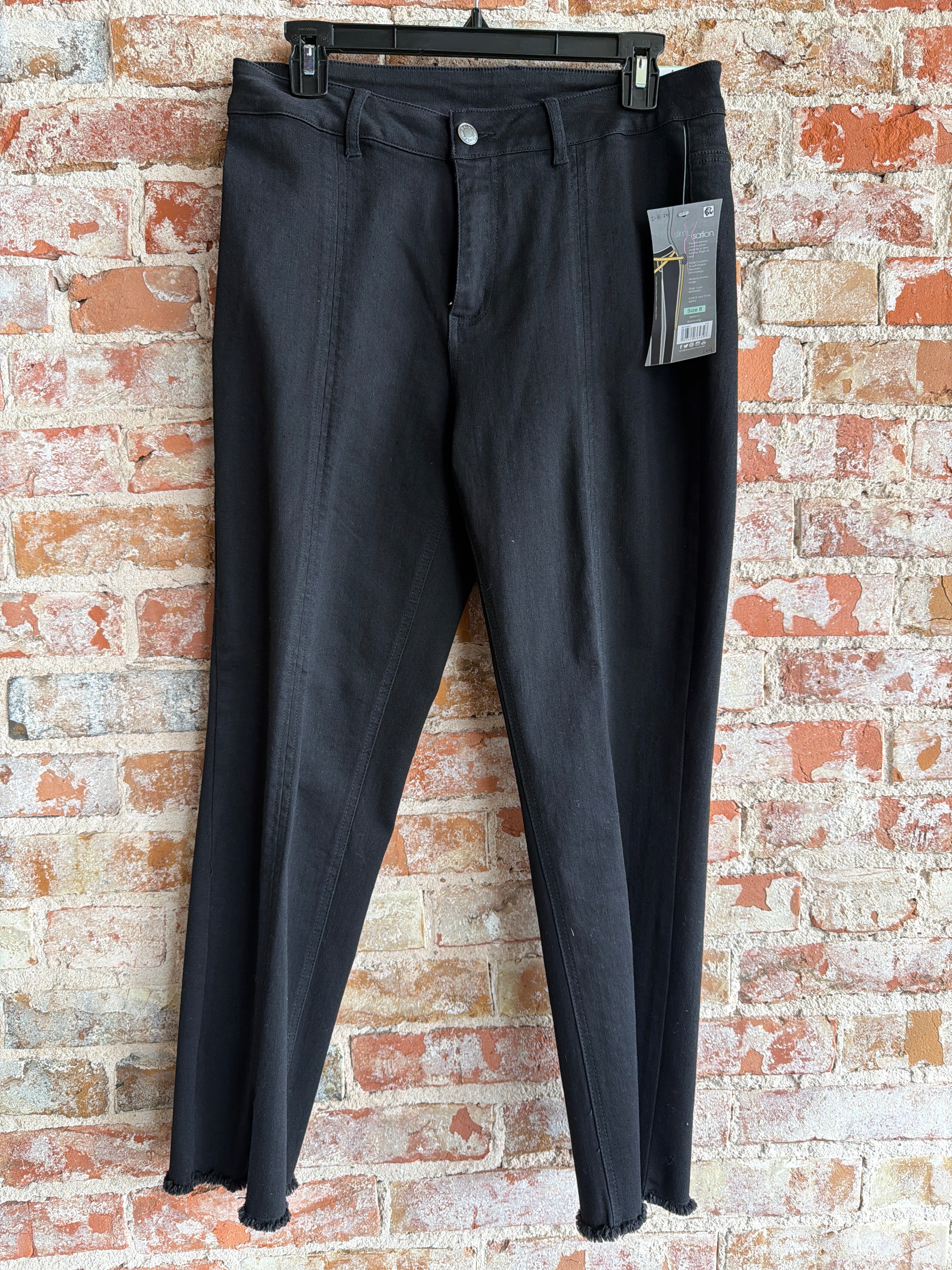 Slim-Sation Button Ankle Jean
