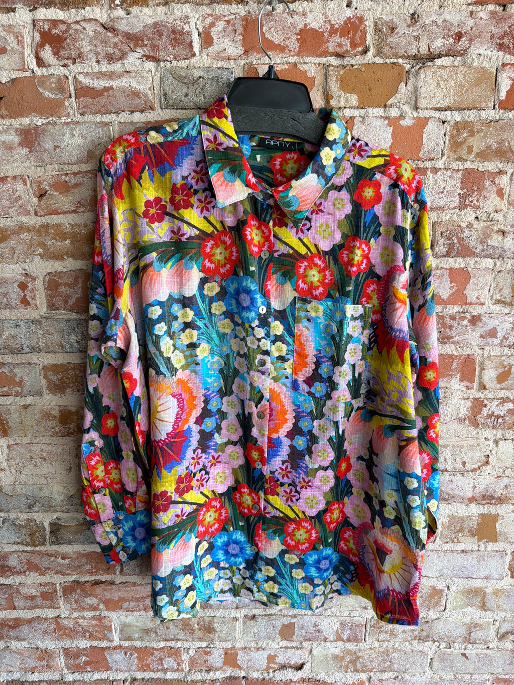 APNY Boyfriend Button Up Top