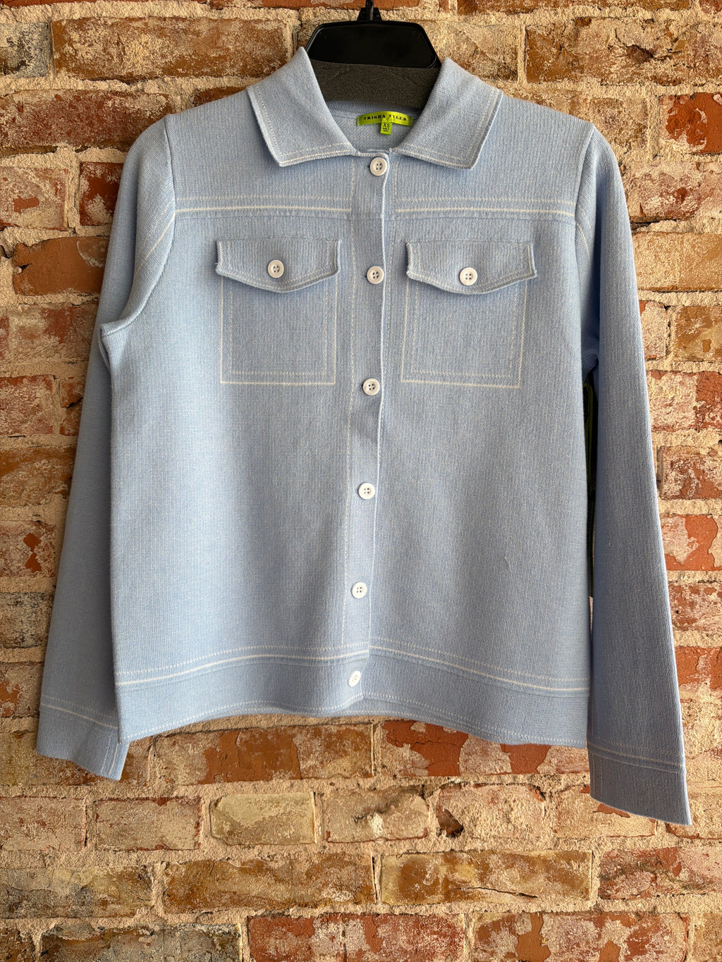 Trisha Tyler Knit Button up