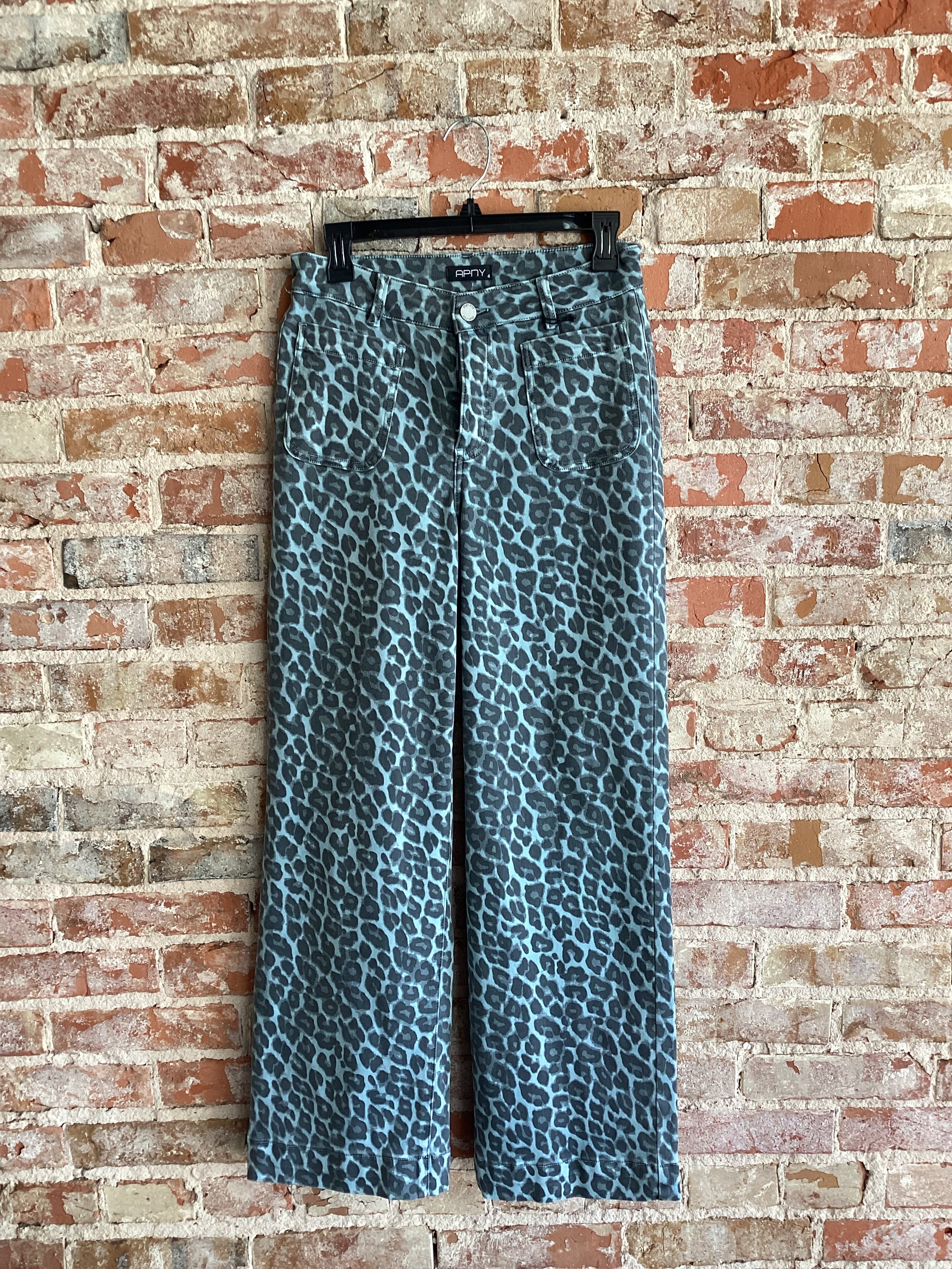 APNY Blue Leopard Jeans