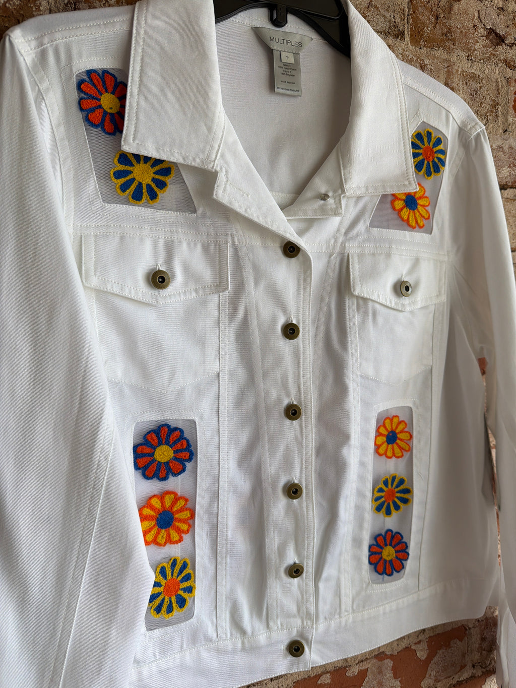 Multiples Embroidered Jacket