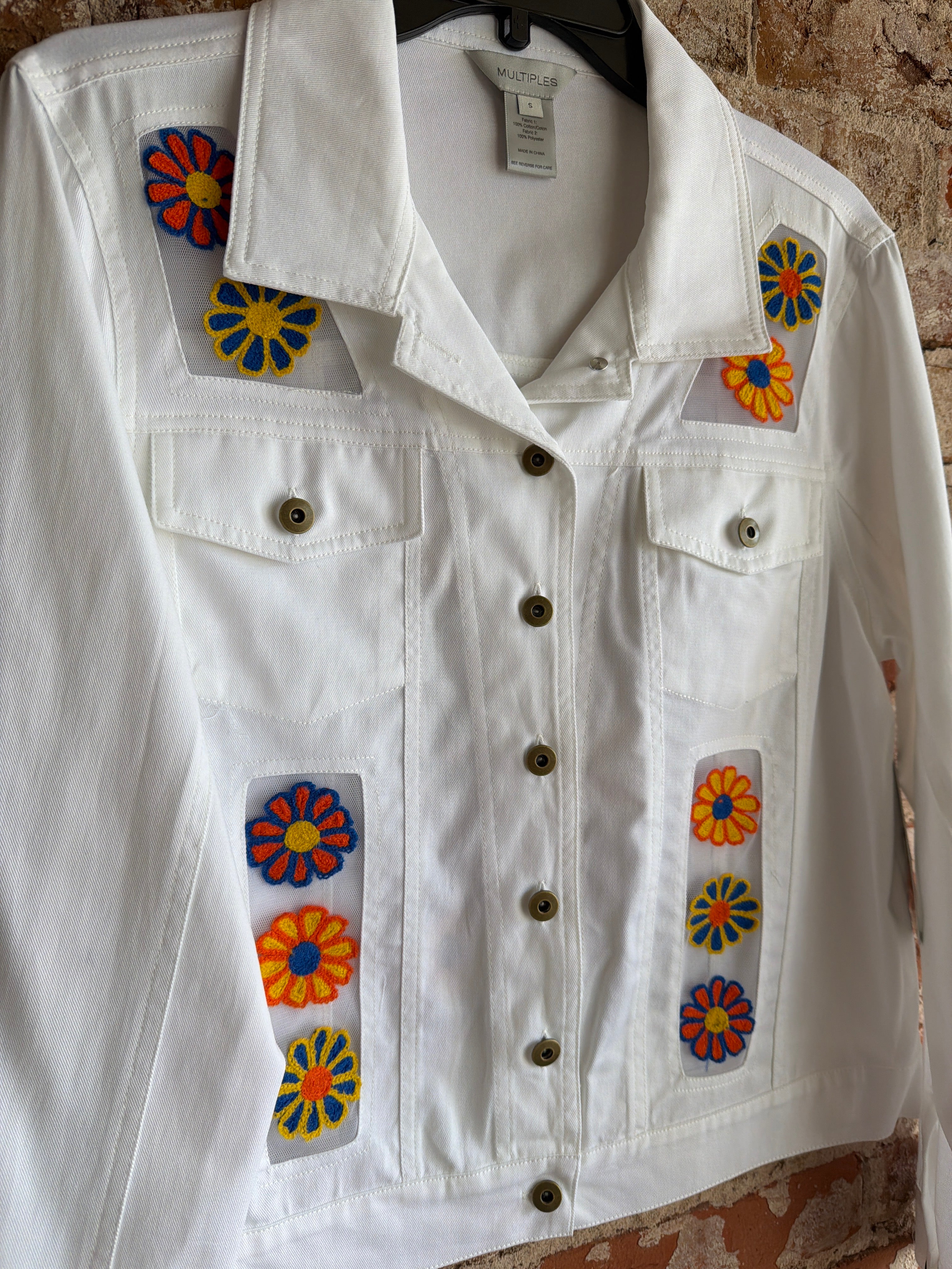Multiples Embroidered Jacket