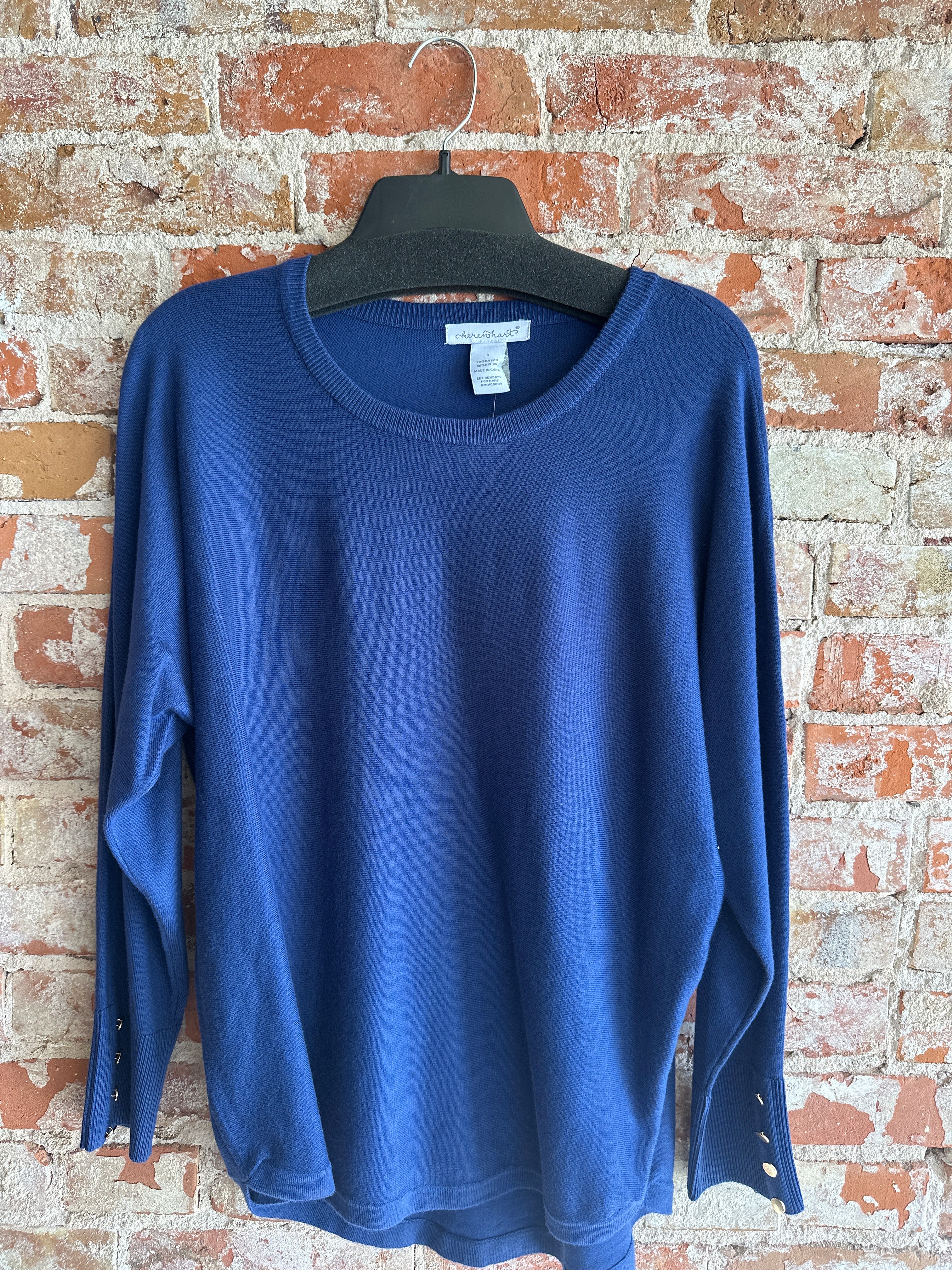 Keren Hart blue long sleeve