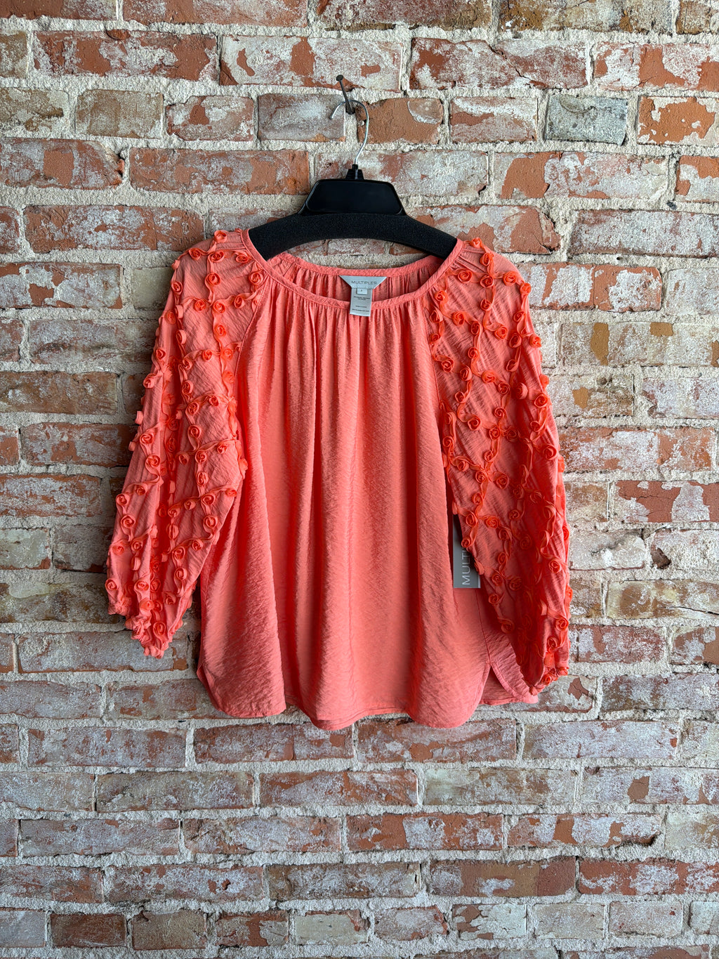 Multiples Puff Sleeve Top