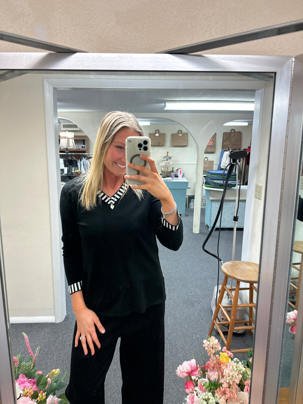 Multiples V-Neck Sweater
