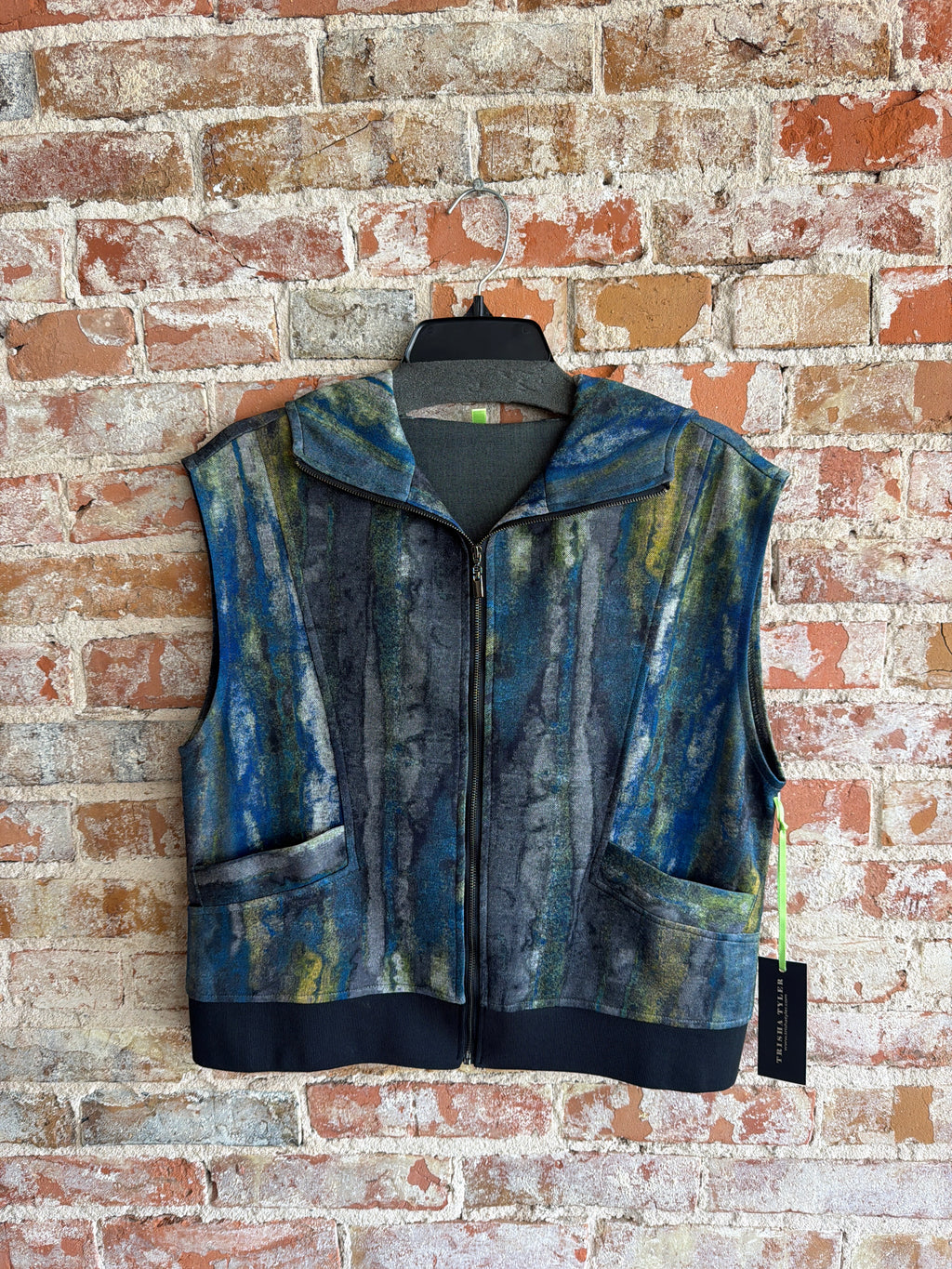 Trisha Tyler Short VIP Vest with Hood
