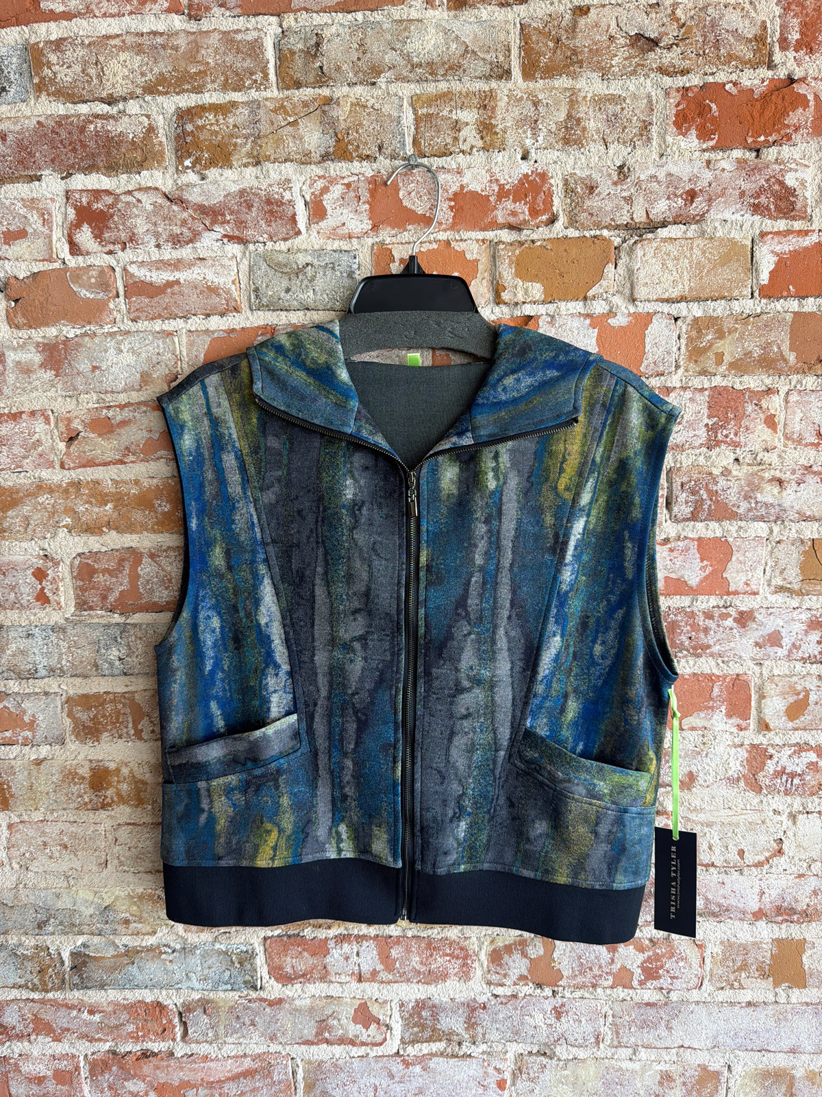 Trisha Tyler Short VIP Vest with Hood