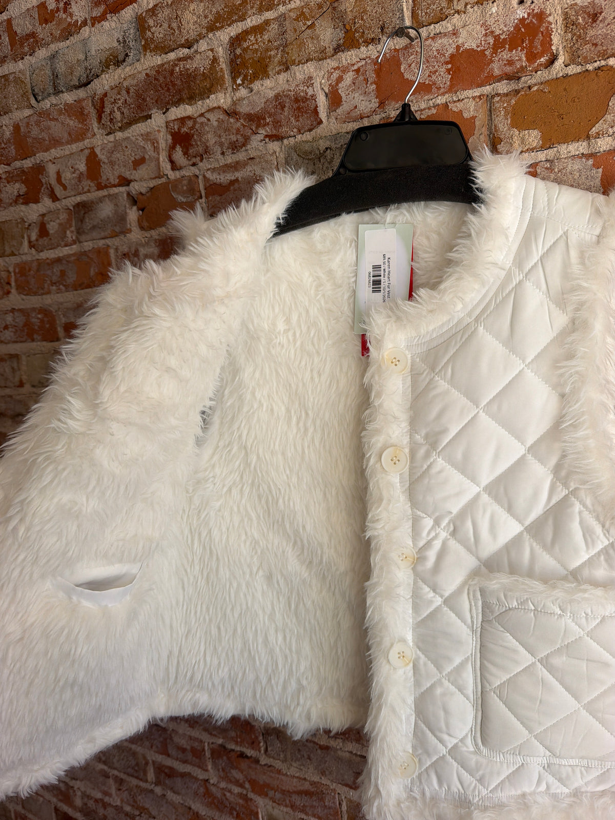 Karen Heart Fur Vest