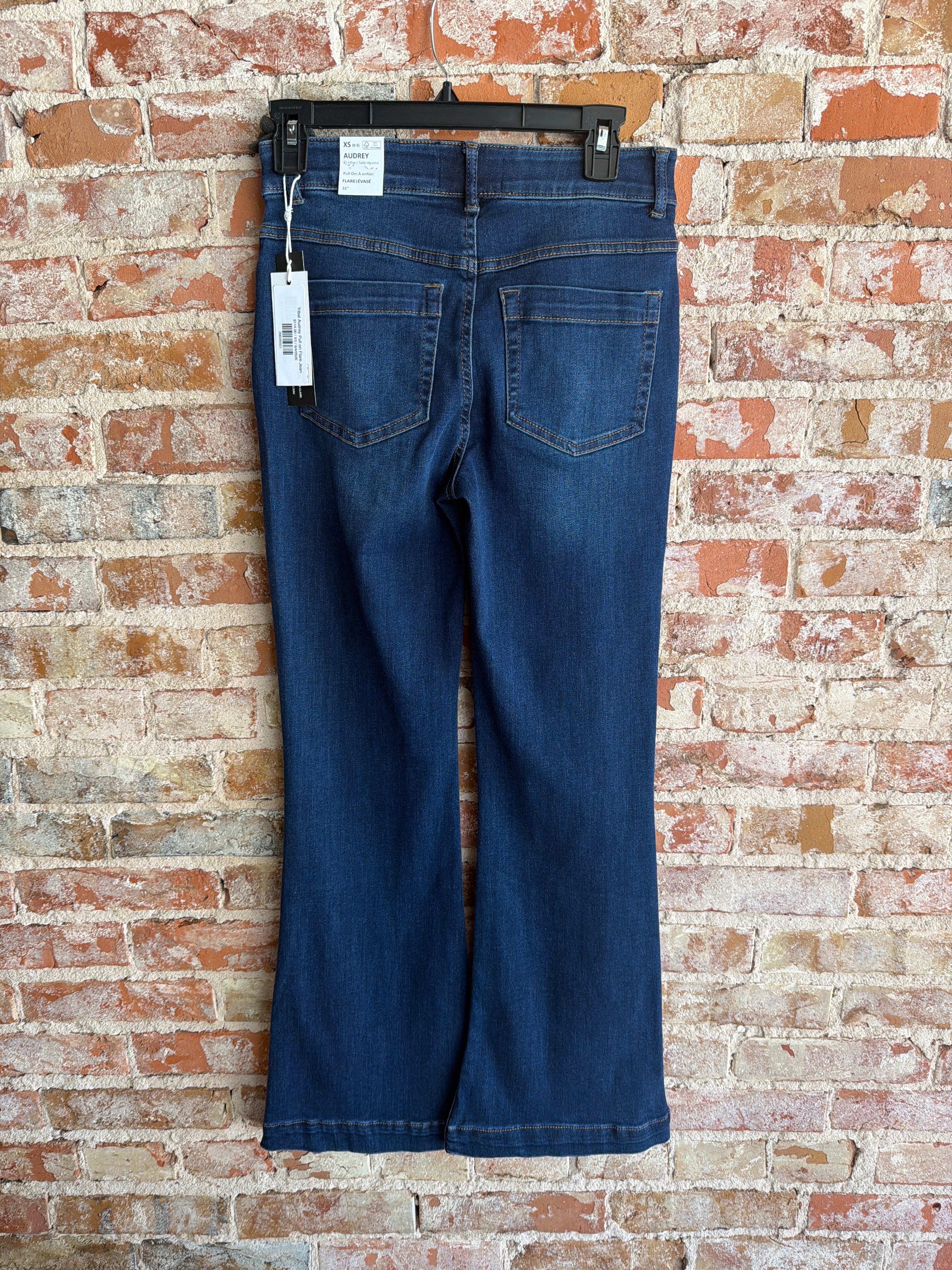 Tribal Audrey Pull on Flare Jean