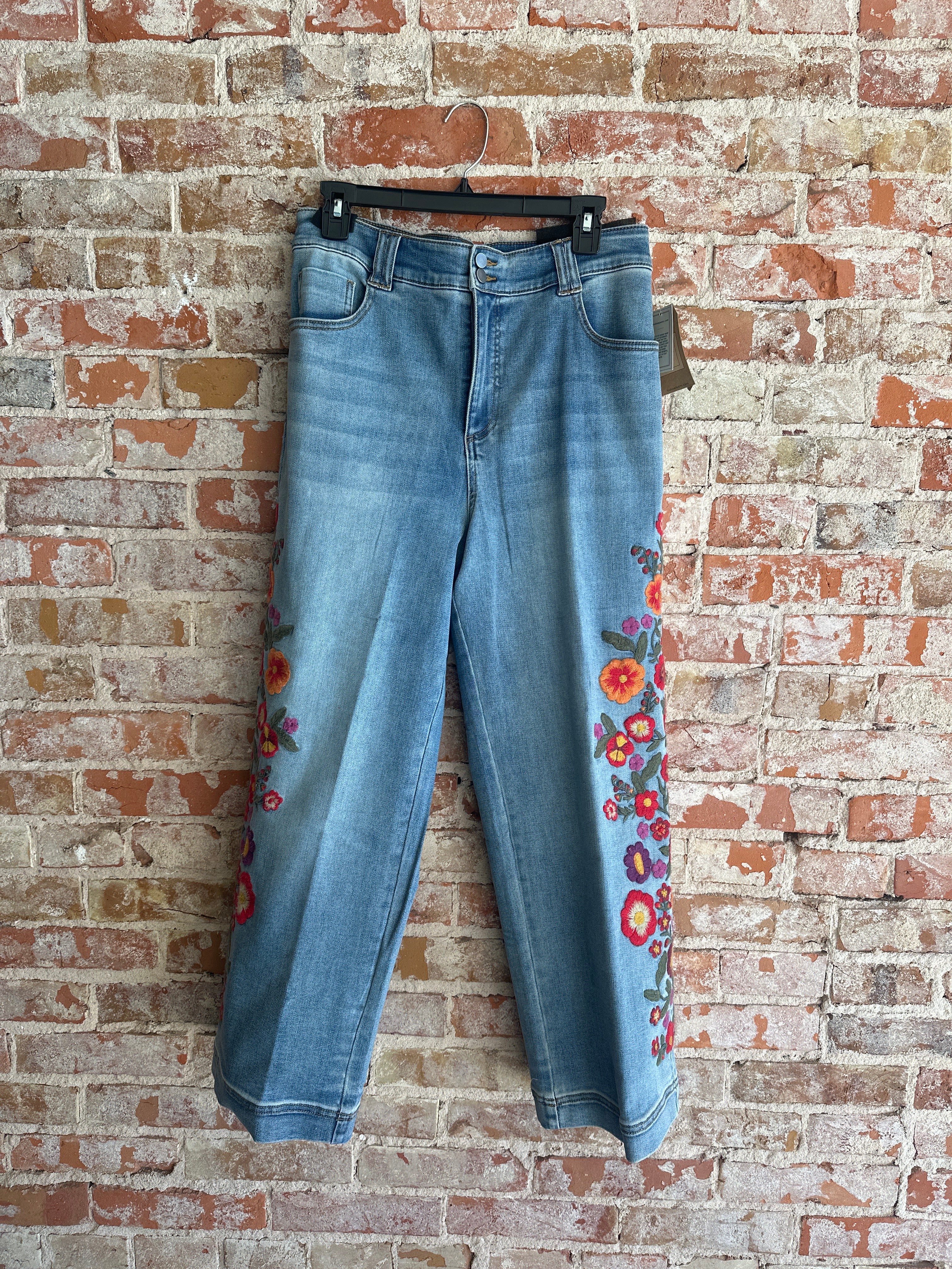 Tru Luxe Flower Jeans