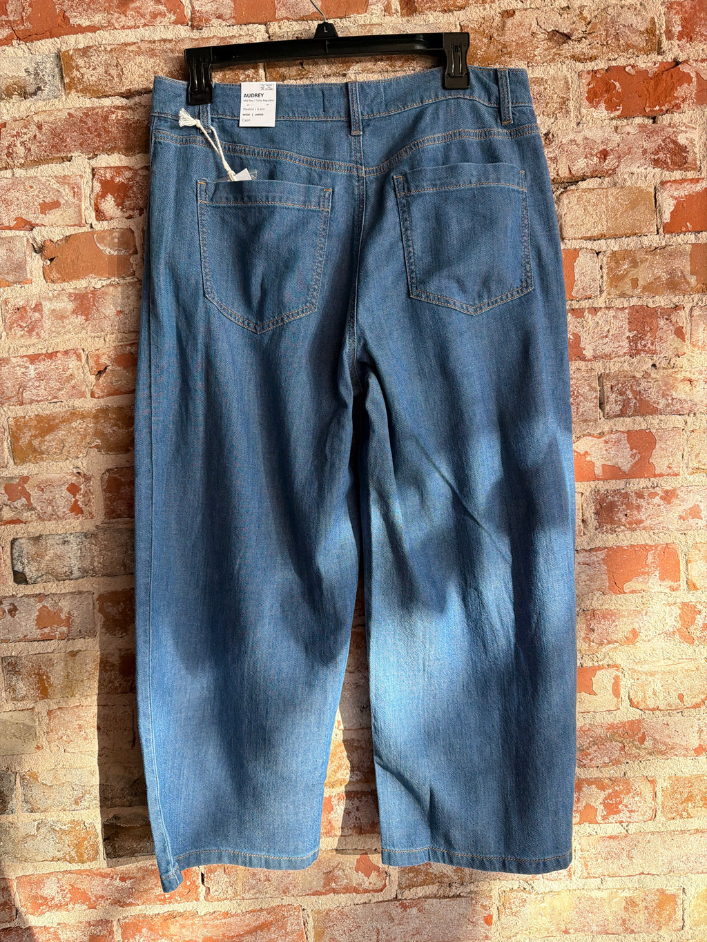 Tribal Audrey Crop Wide Jeans