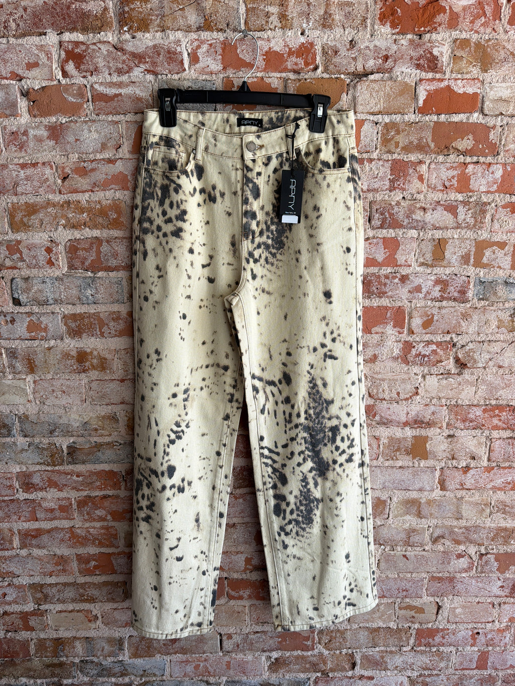 APNY Splatter Patterned Jean