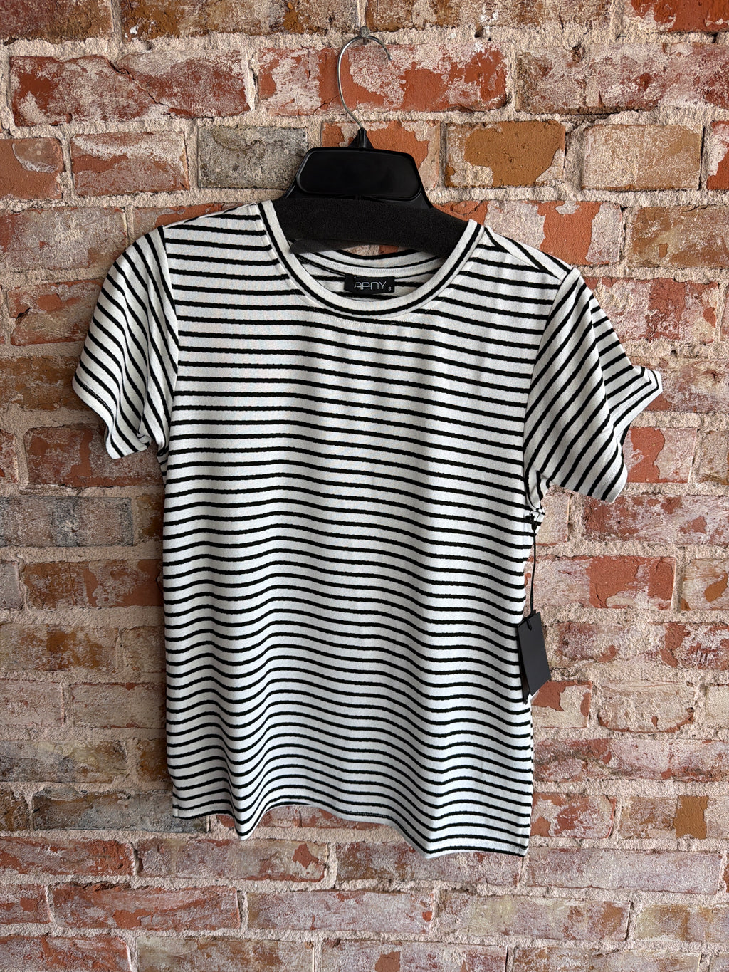APNY Stripe Crew Neck Top