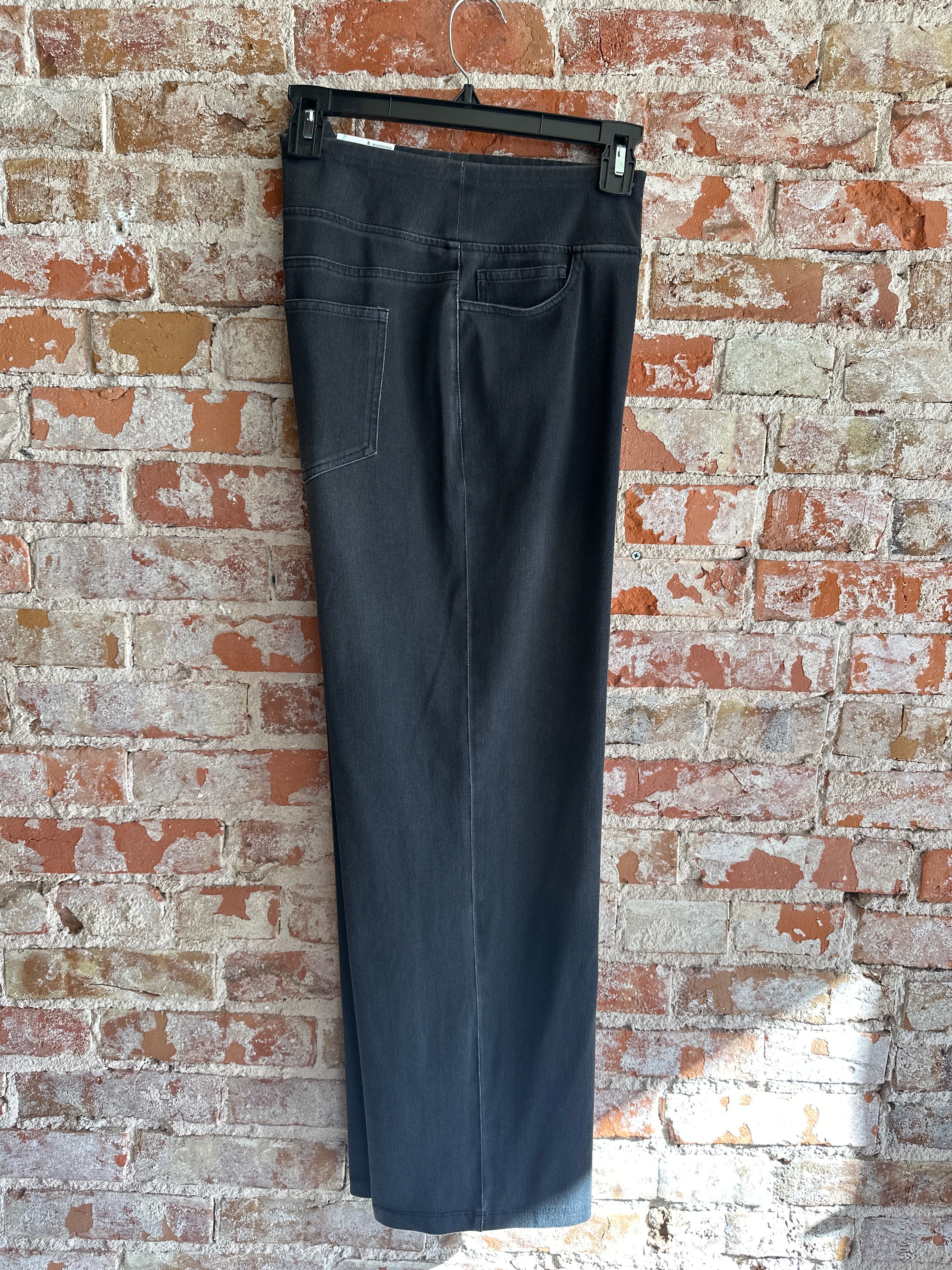 Slim-Sation Black slip on Jeans