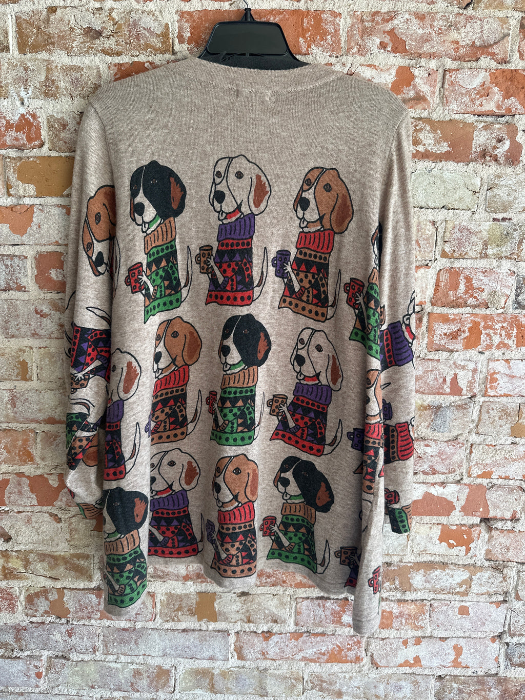 Shana Coffee & Puppy top