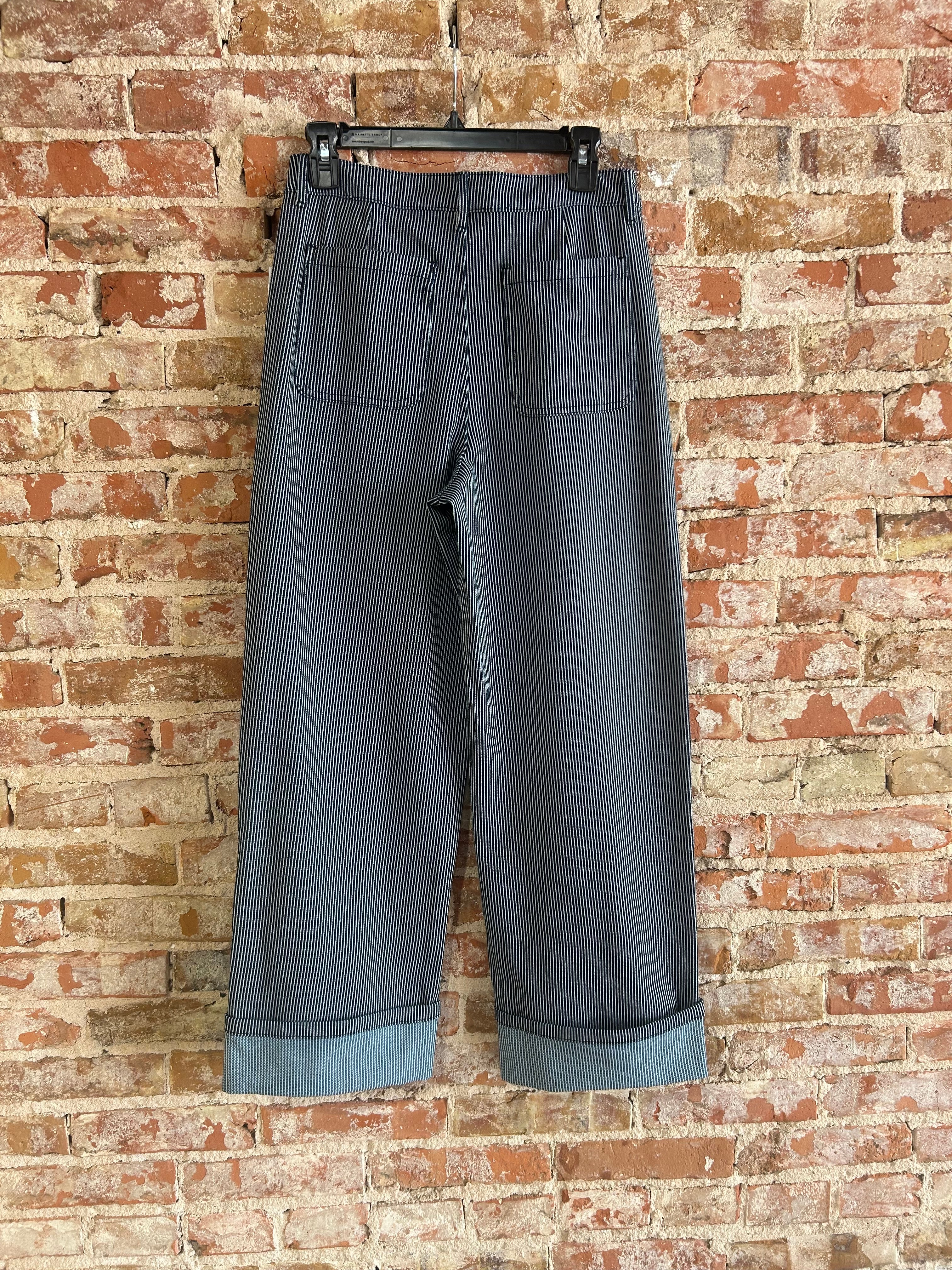 Tribal Wide Cuff Ankle Pant