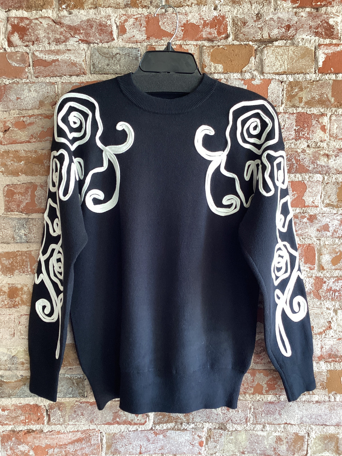 Tempo Squiggle Sleeve Sweater