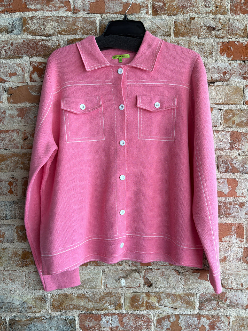 Trisha Tyler Knit Button up