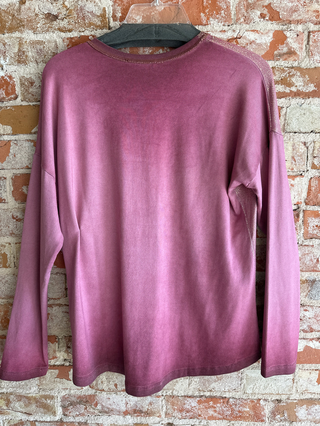 Carré Noir half shimmer top