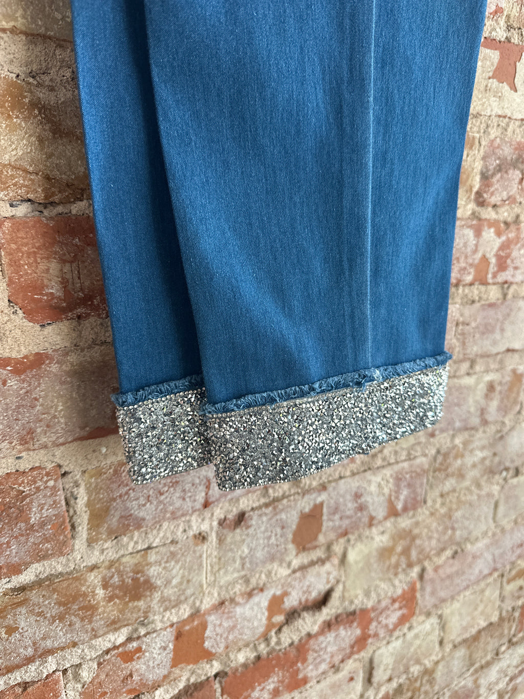 Lulu-B Sparkle Cuff Jean