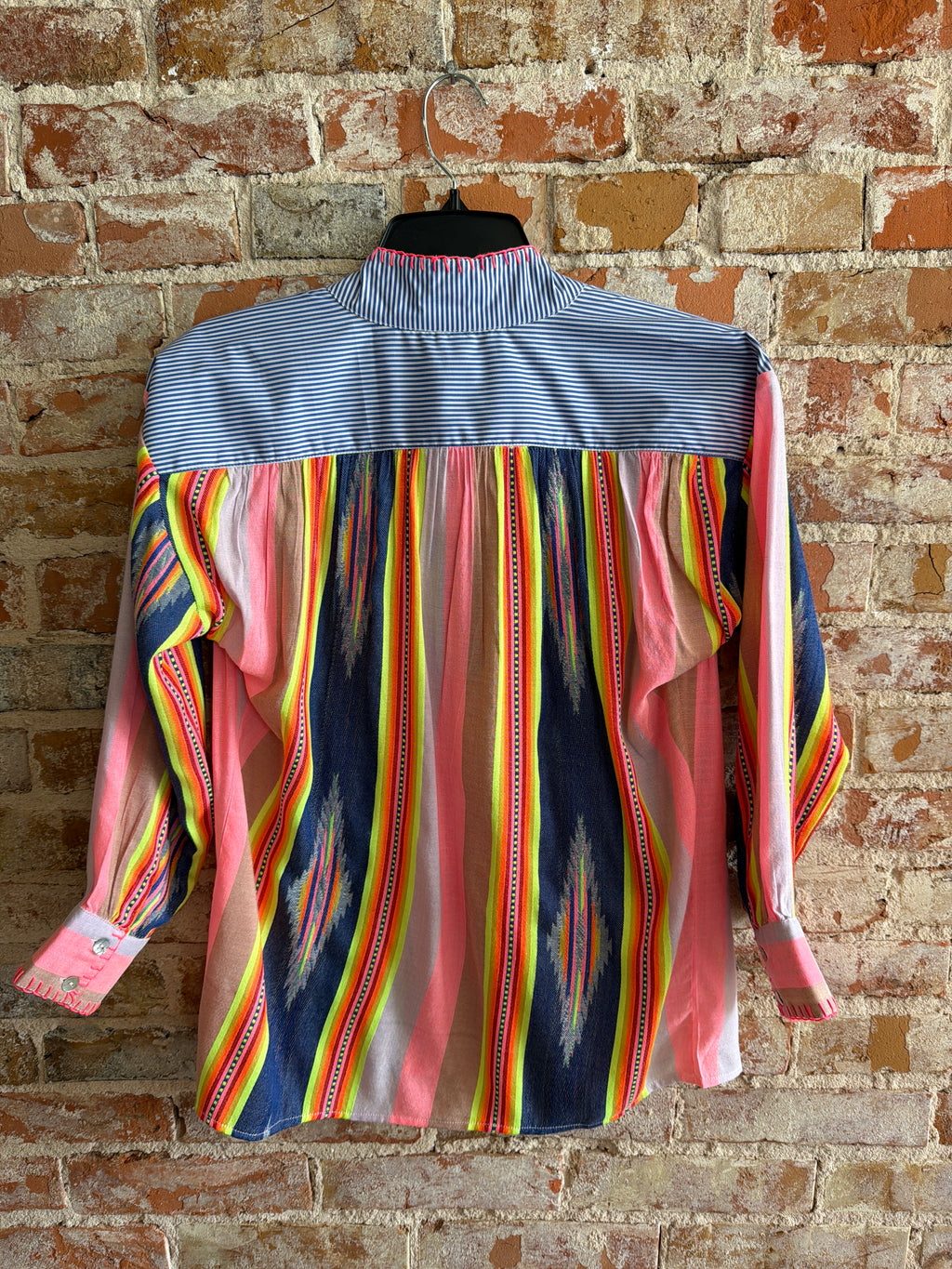 Ivan Jane Ikat Stripe Blouse