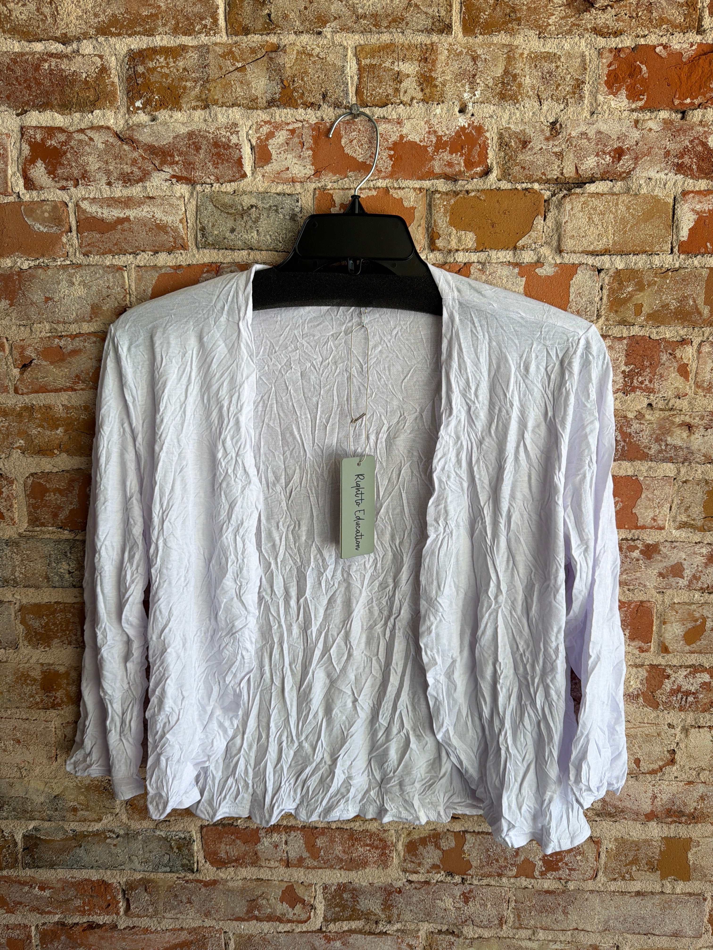 Shana Crinkle Short Cardigan