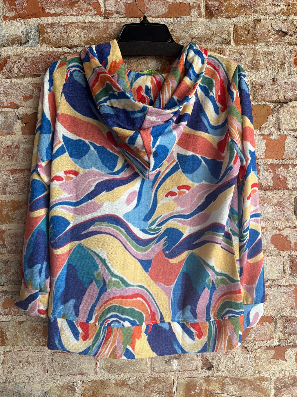 Trisha Tyler Abstract Zip up Hoodie