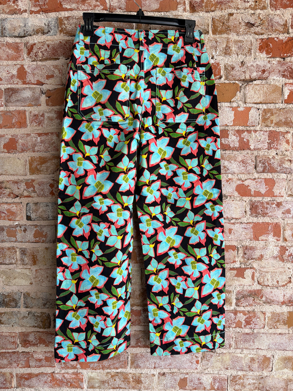 APNY Turquoise Multi Pant
