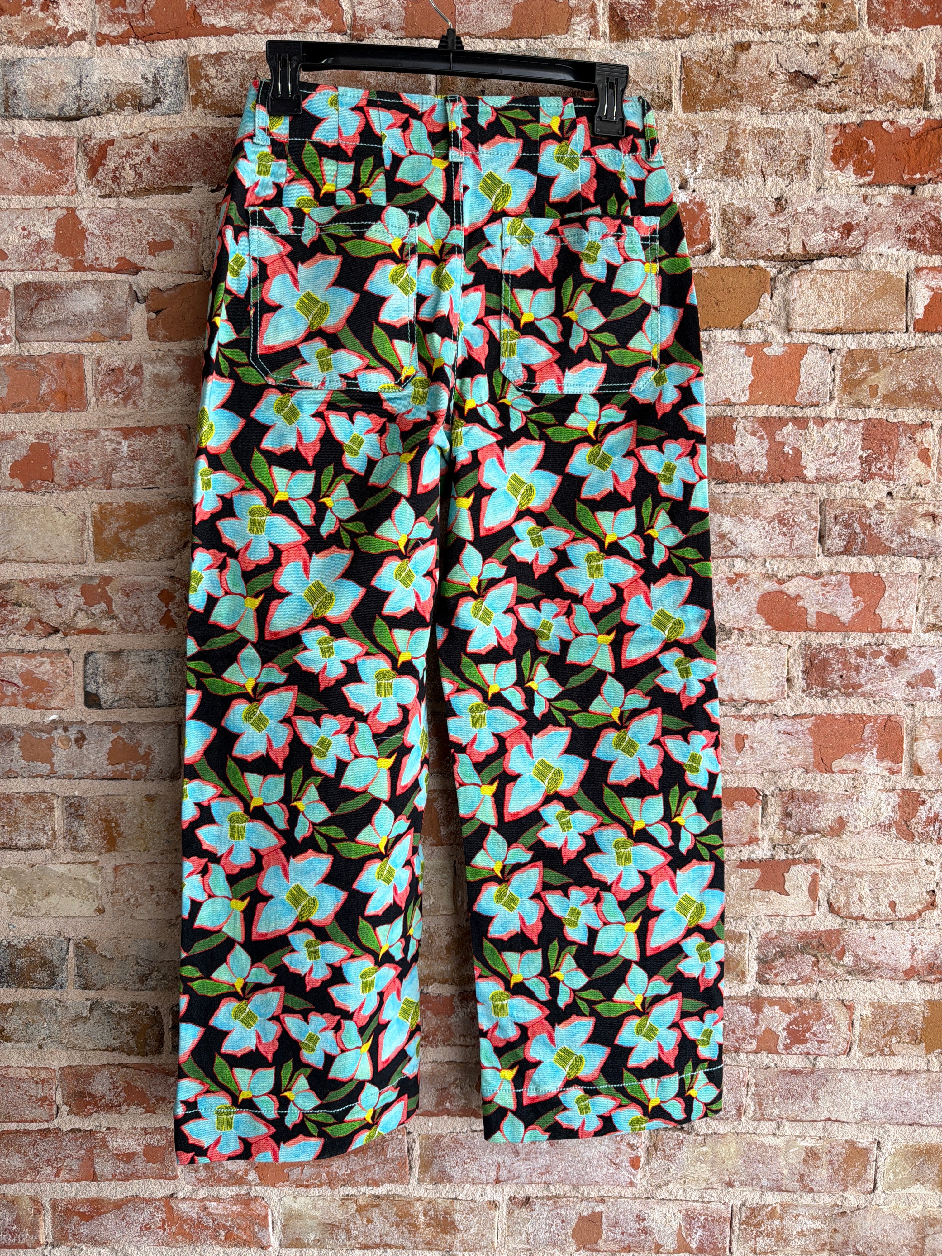 APNY Turquoise Multi Pant