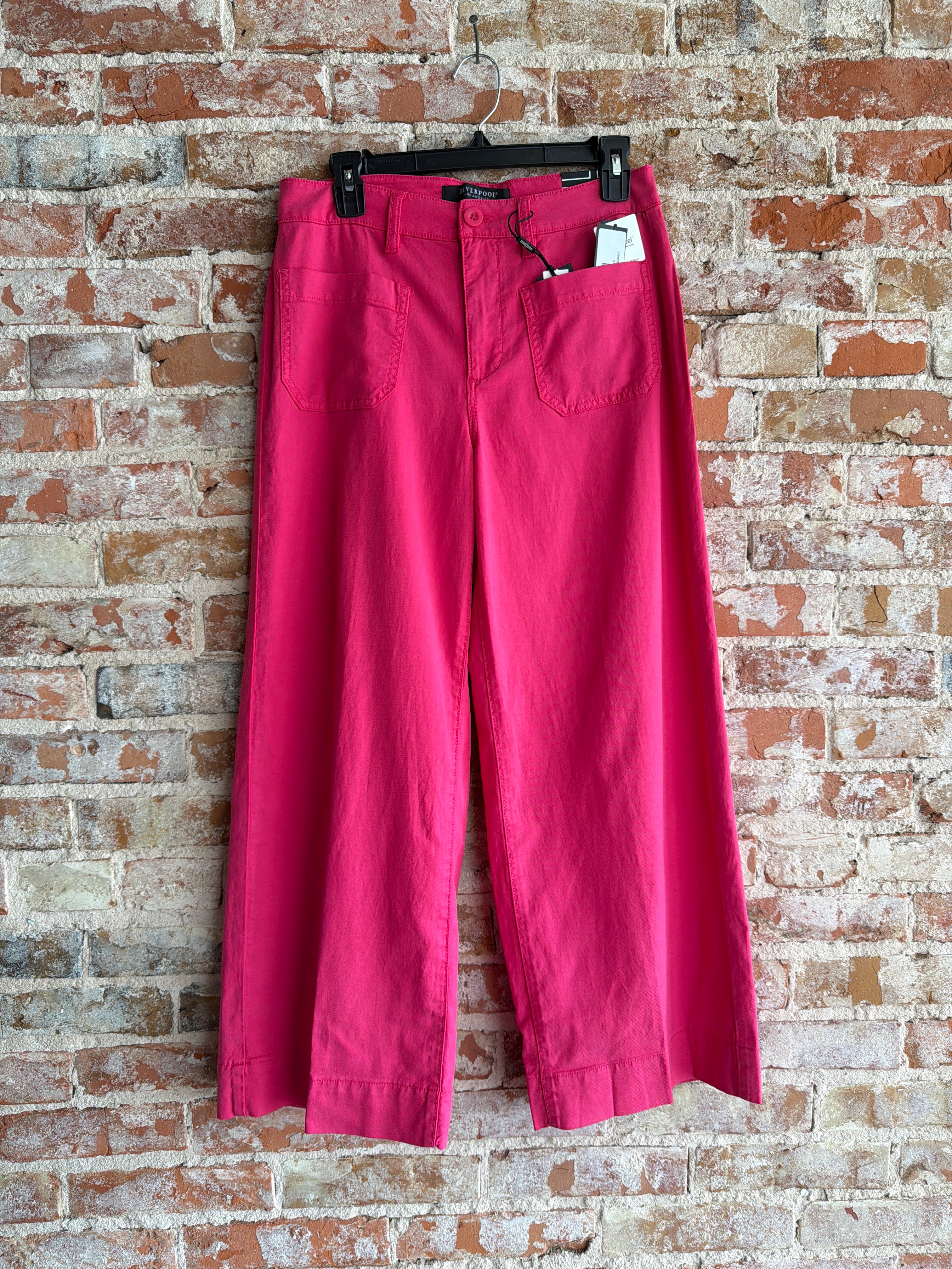 Liverpool Crop Wide Leg Jean