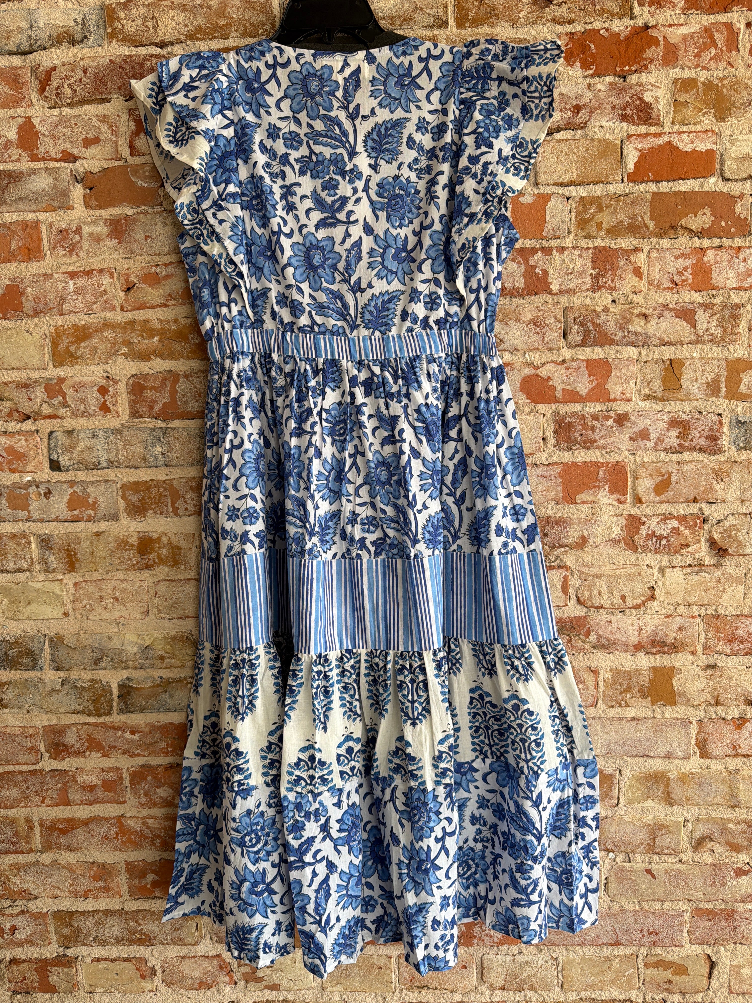 Jayshree Kavita Blue midi dress