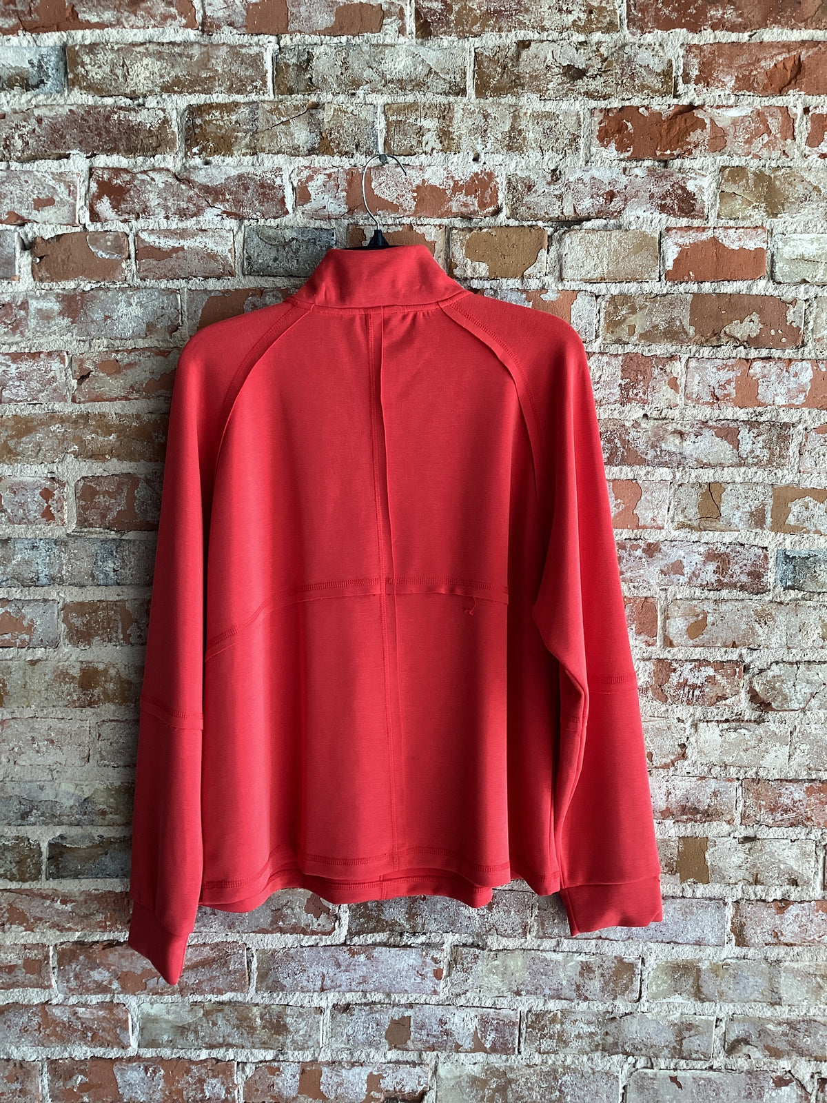 Multiples Cuffed Raglan L/S Zip Mock Neck