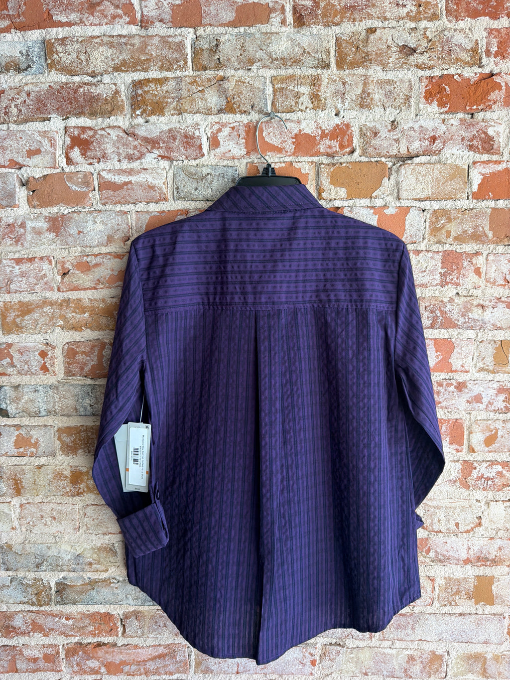 Multiples Wov Roll Tab Cuffed Hi-Lo Shirt