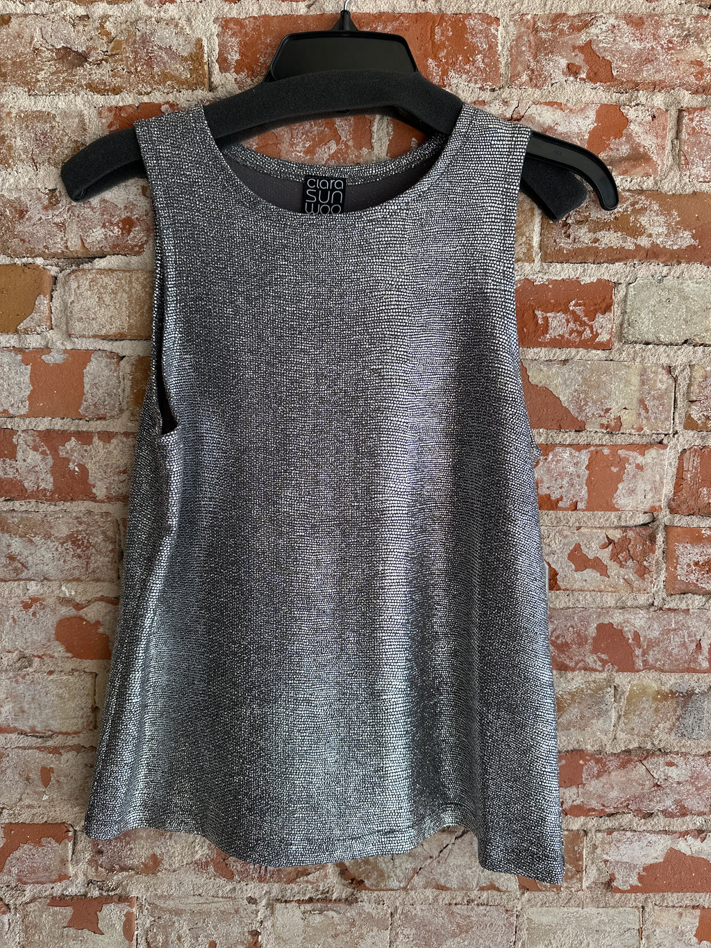 Clara shimmer top