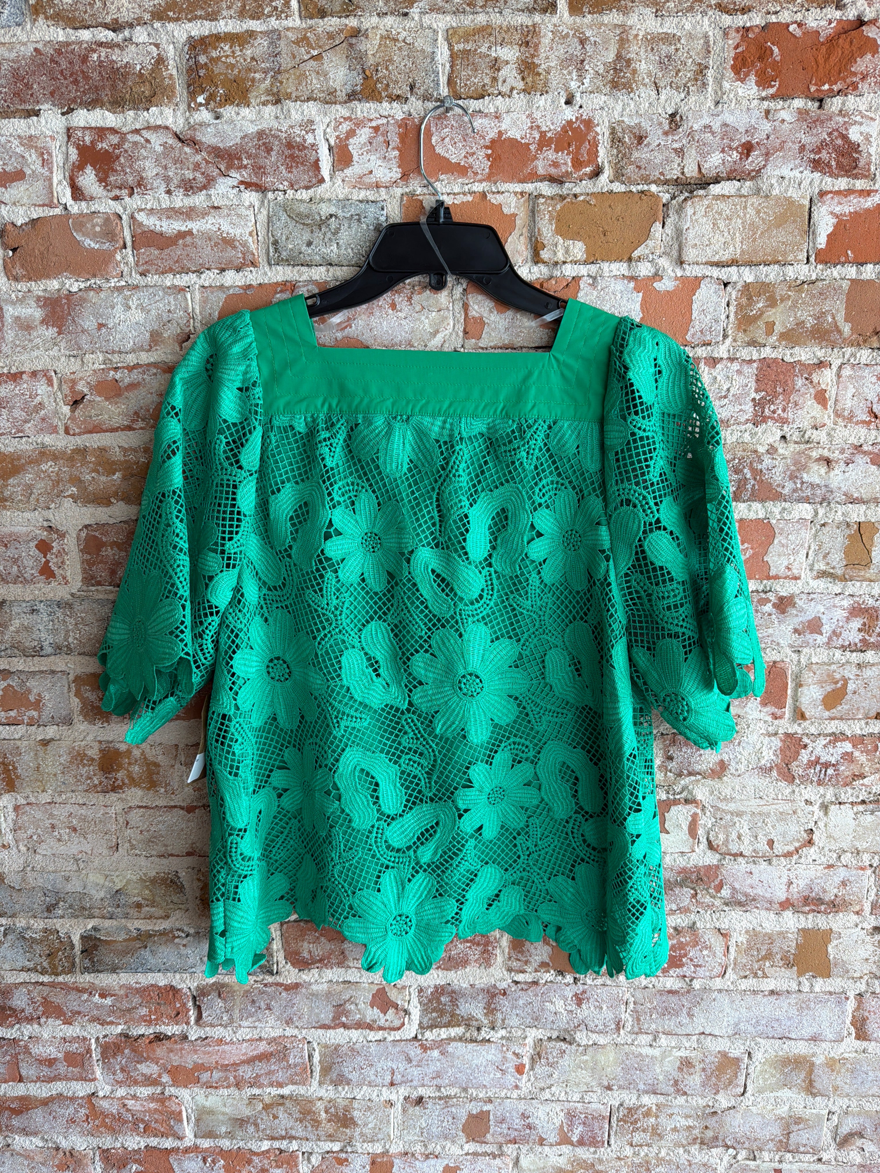 Tru luxe Square Neck Peasant Top