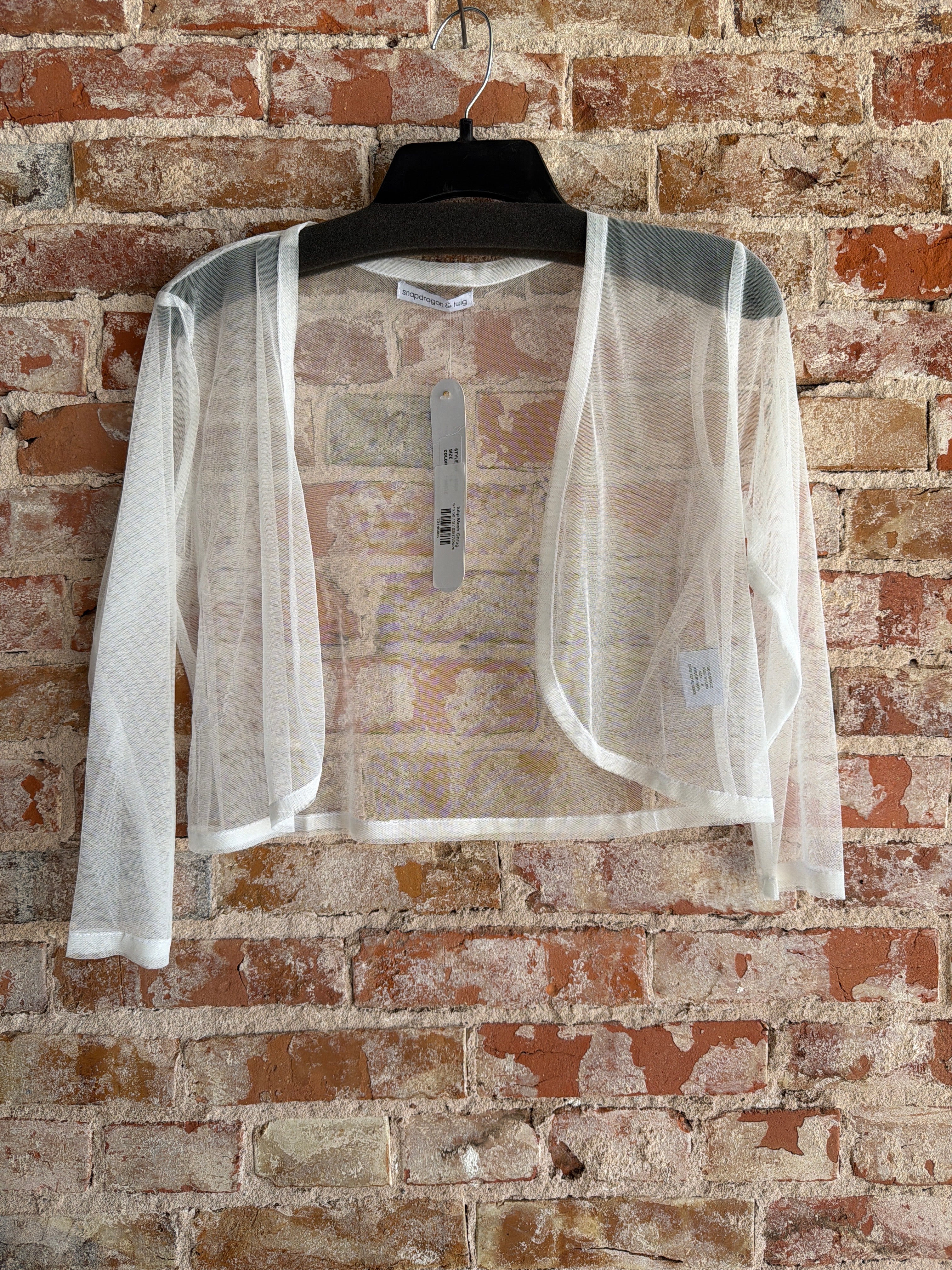 Tulip Mesh Shrug