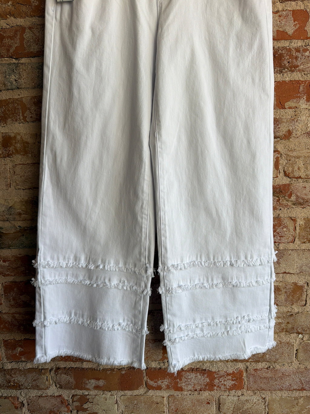 Ethyl Pull on Fringe Jean