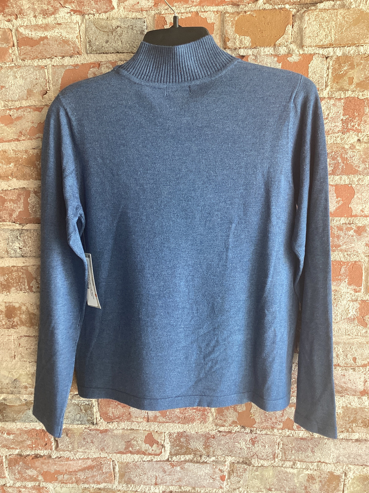Multiples Knit L/S Mock NK Sweater