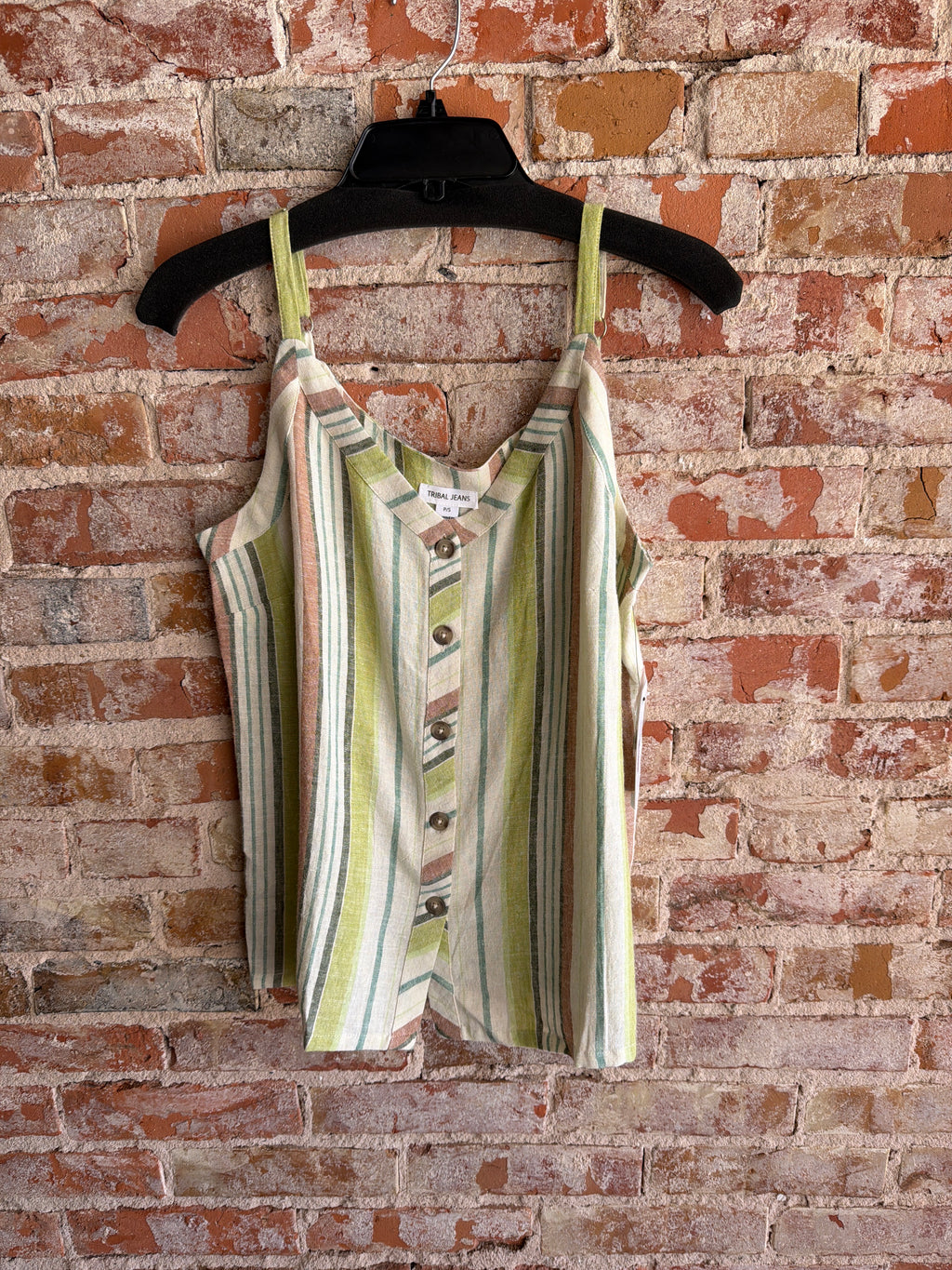 Tribal Button Up Woven Cami
