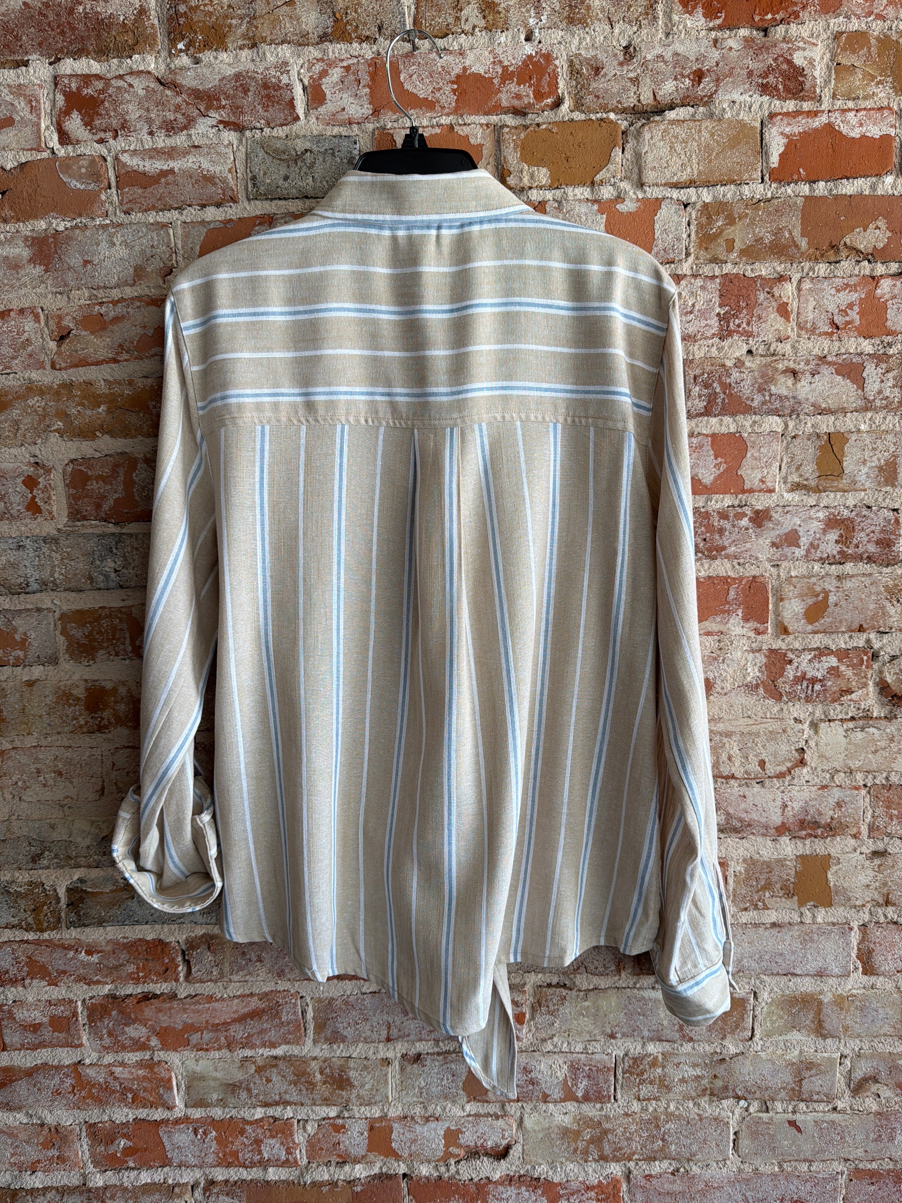 Multiples Pinstripe top