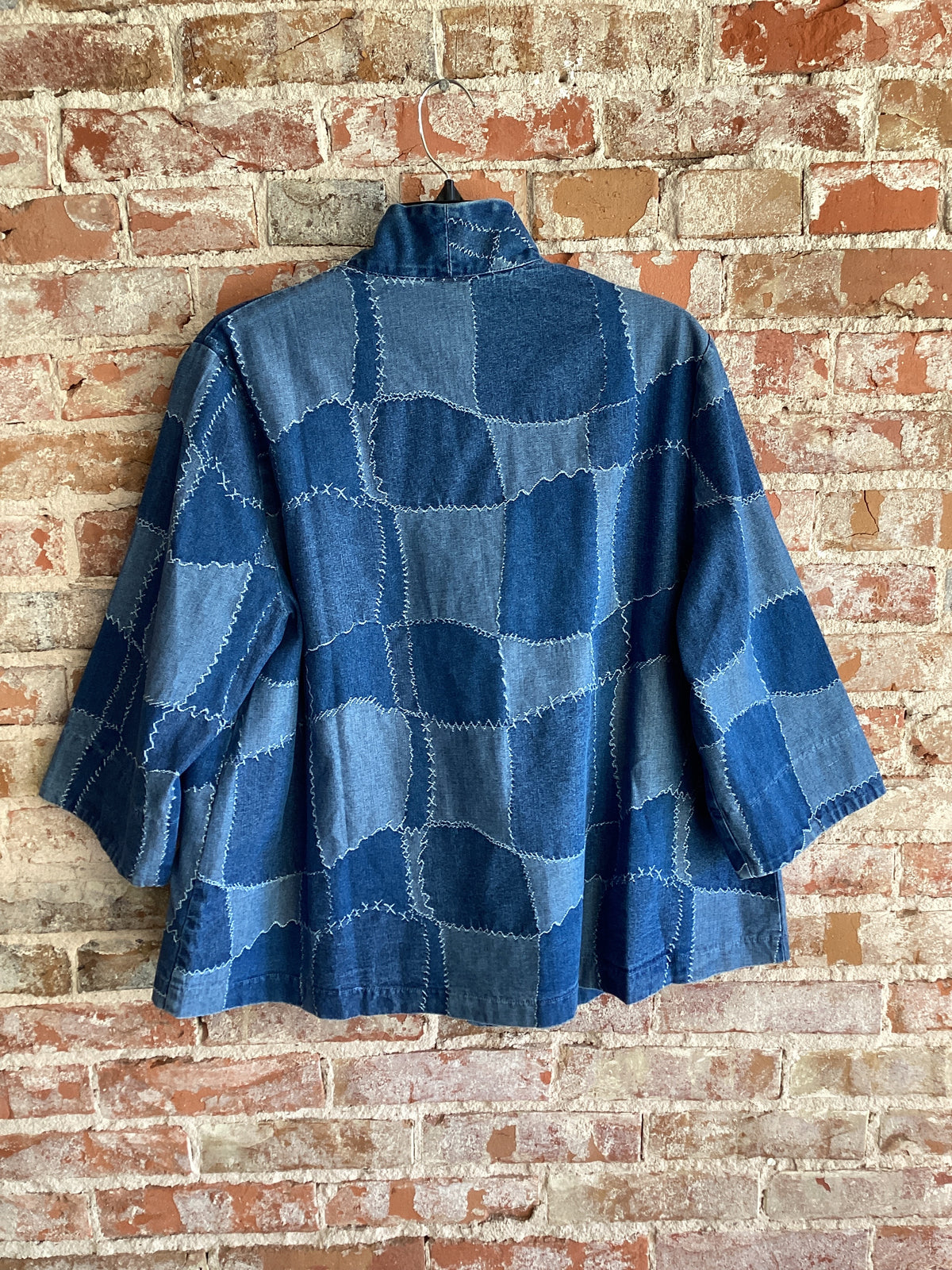 Shana Patchwork Denim Jacket