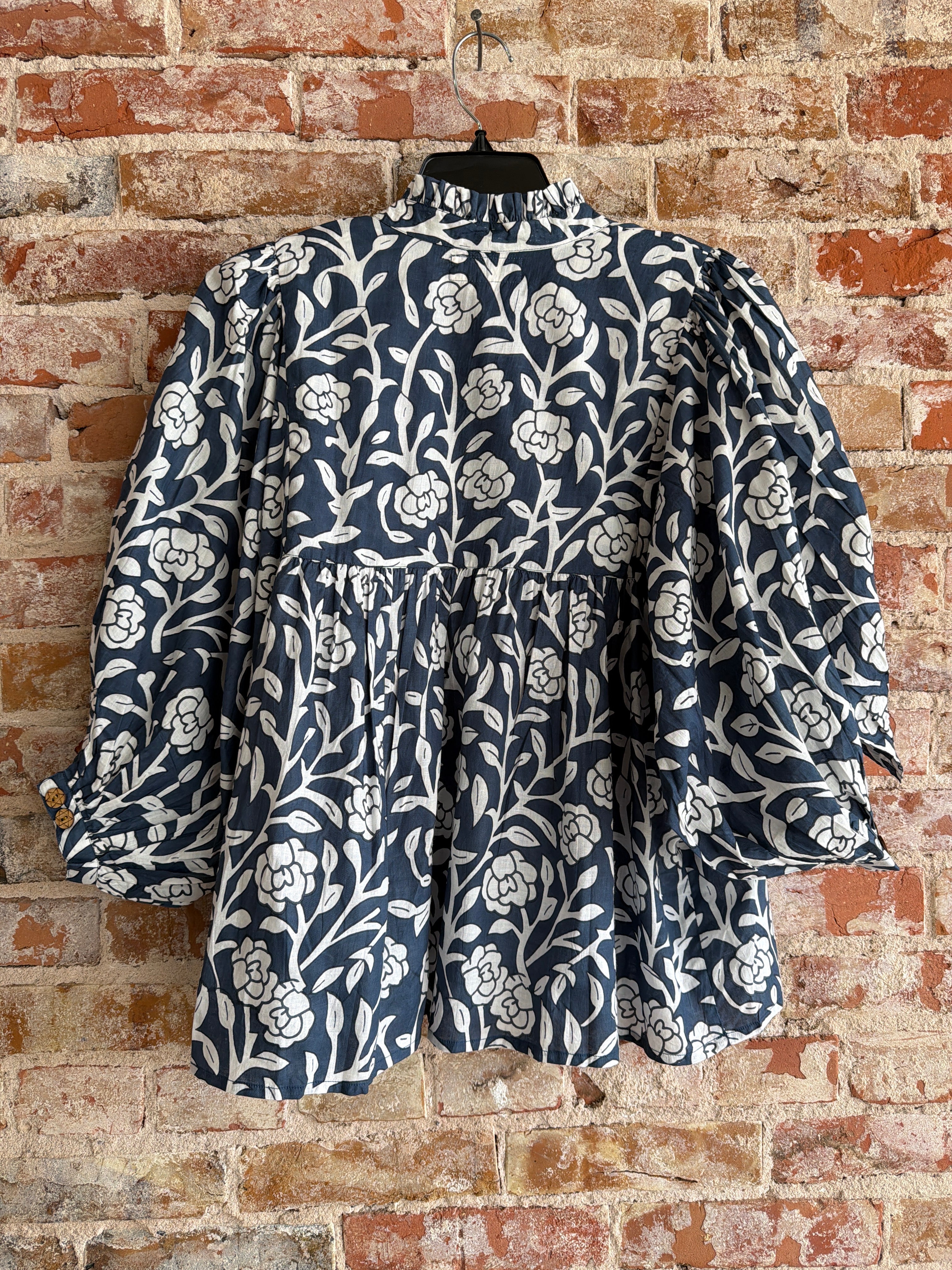 Jayshree Chloe Blue Top