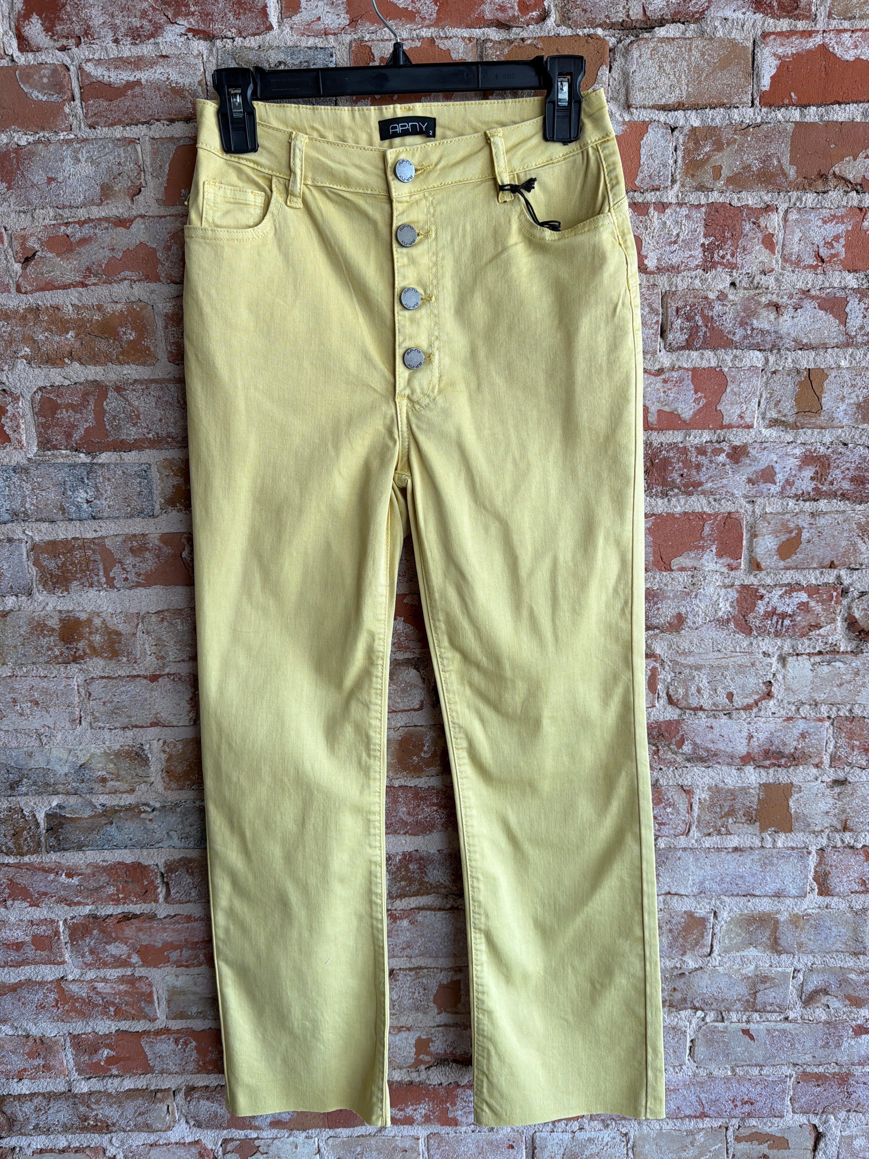 APNY Cropped Straight Leg Jean