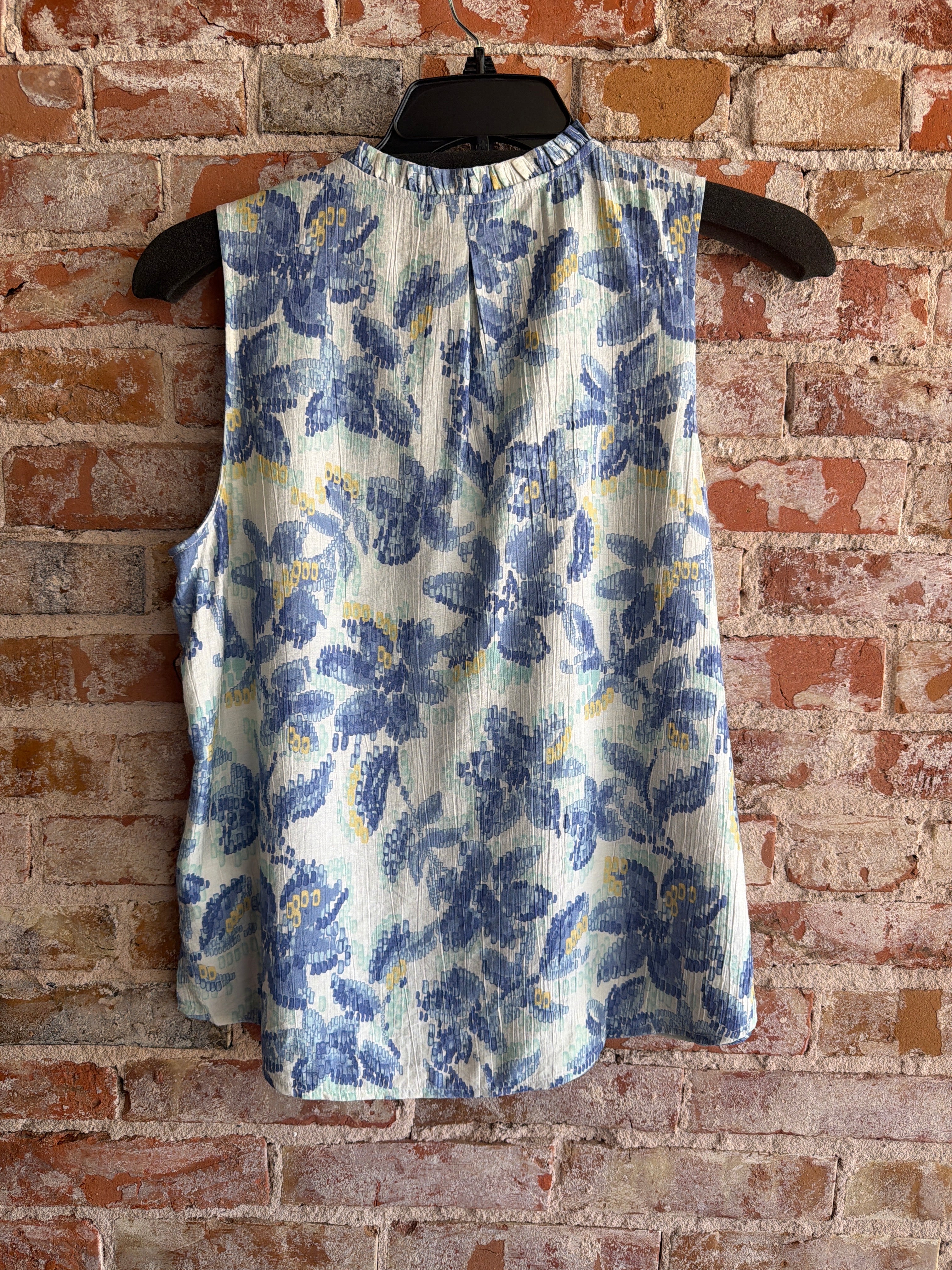 Tribal Frill Neck Top