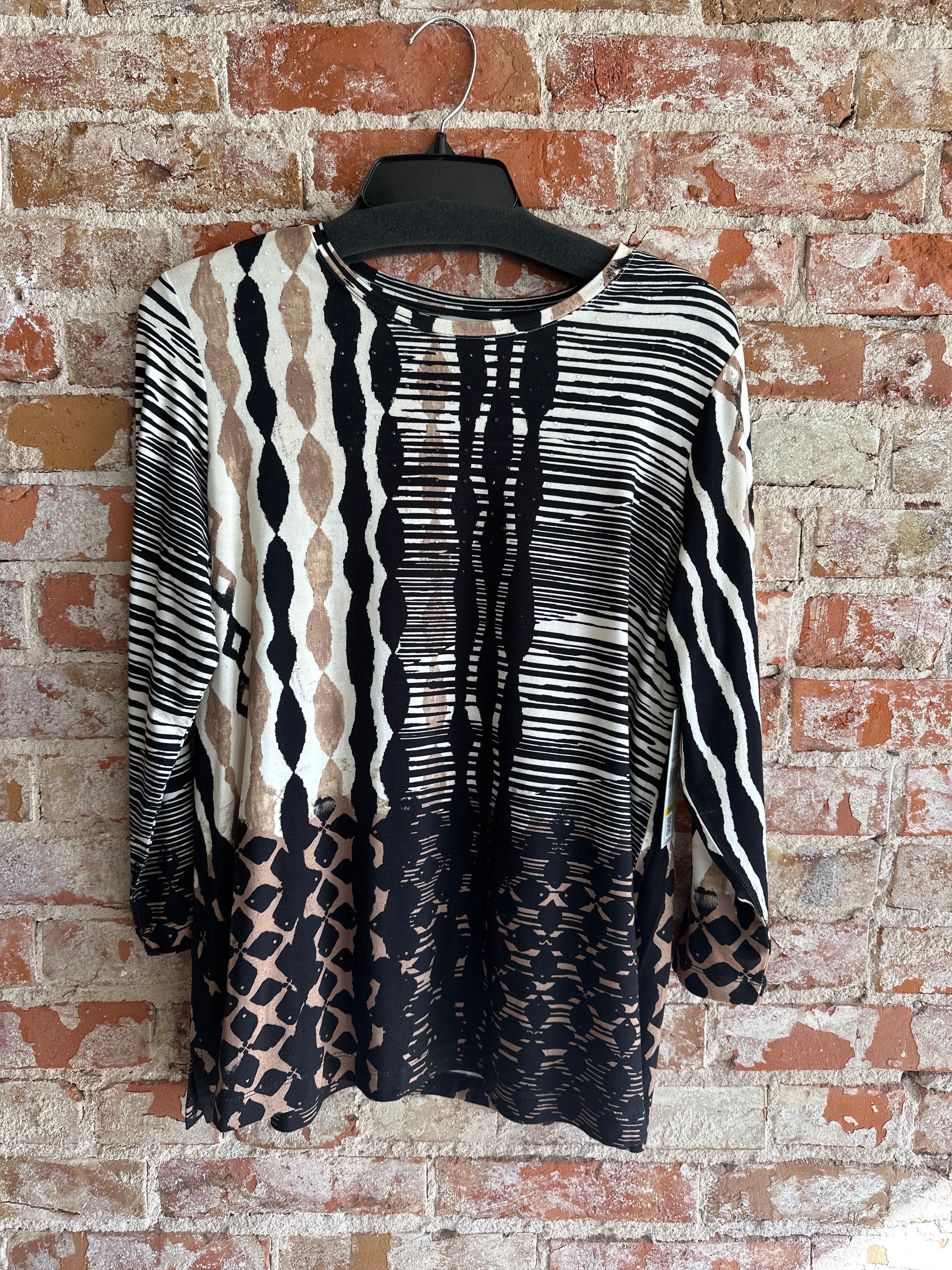 Multiples top with sparkles
