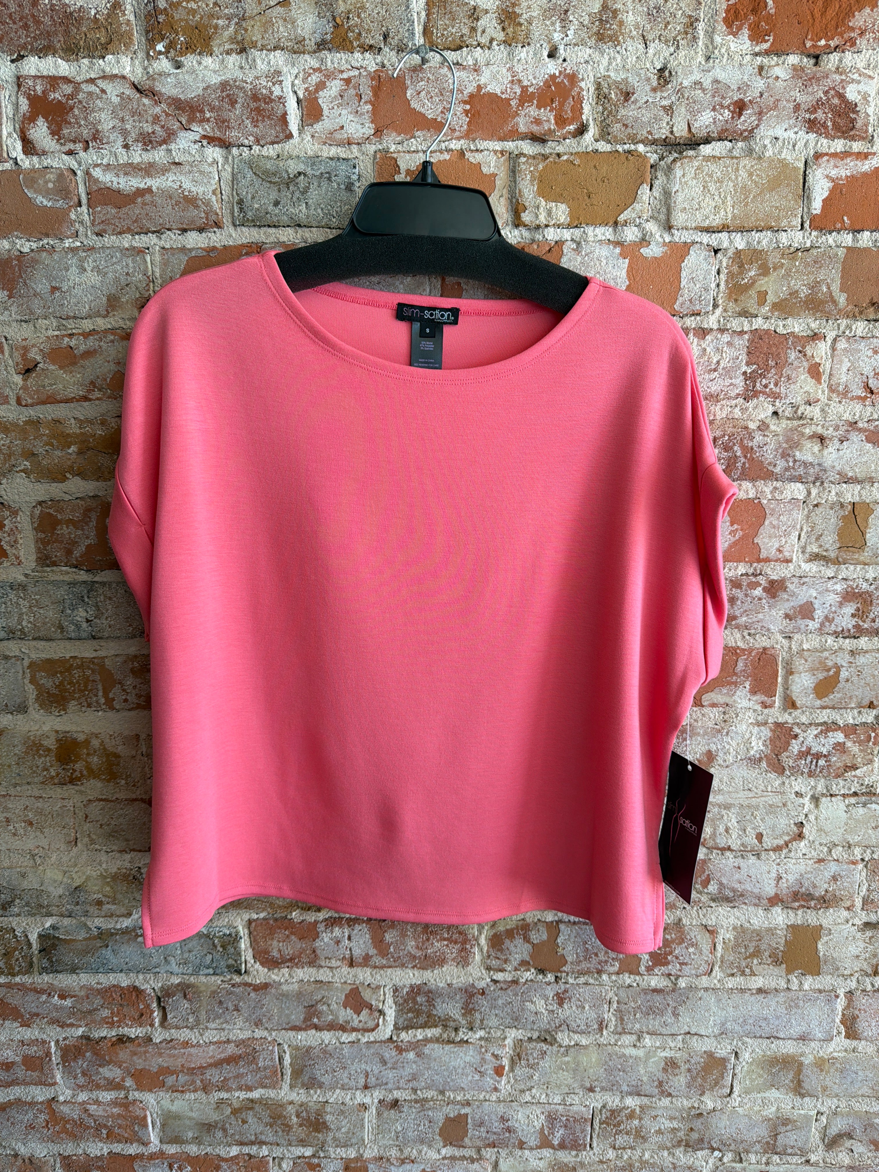 Multiples Rolled Cuff Top