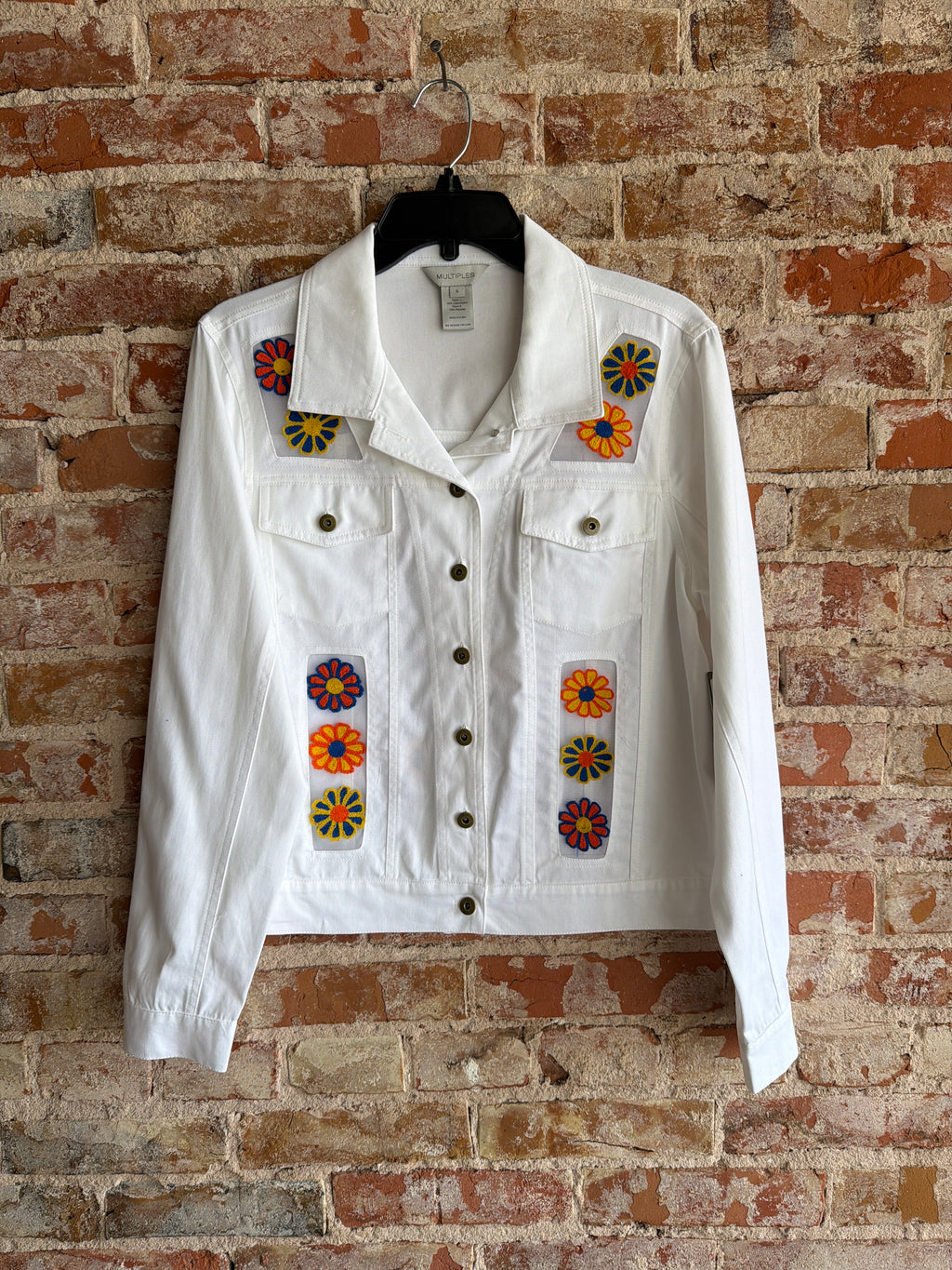 Multiples Embroidered Jacket