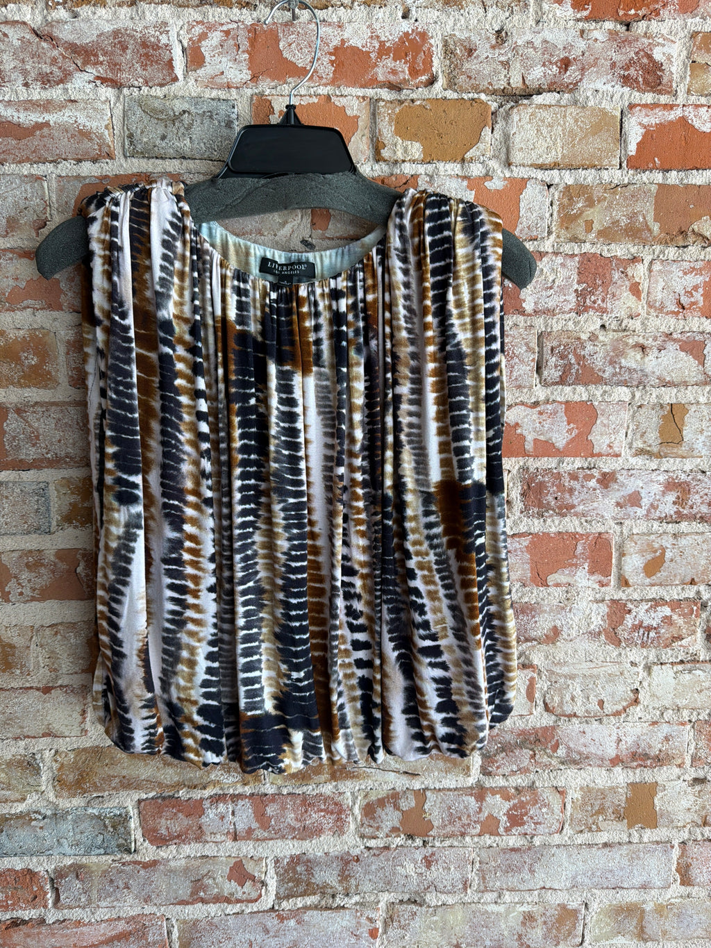 Liverpool Sleeveless Draped Tank