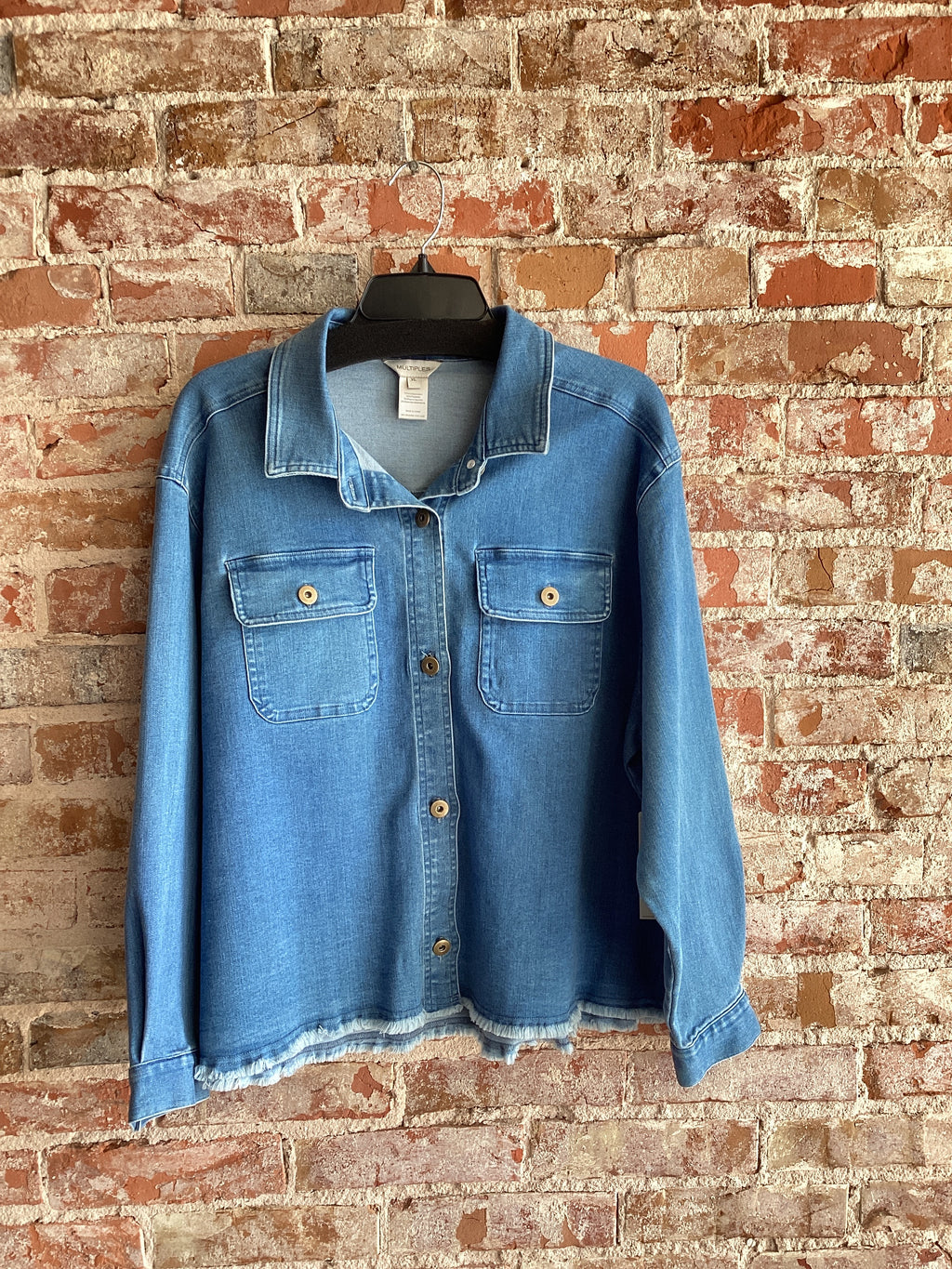 Multiples Cuffed Drop Shoulder Jean JKT